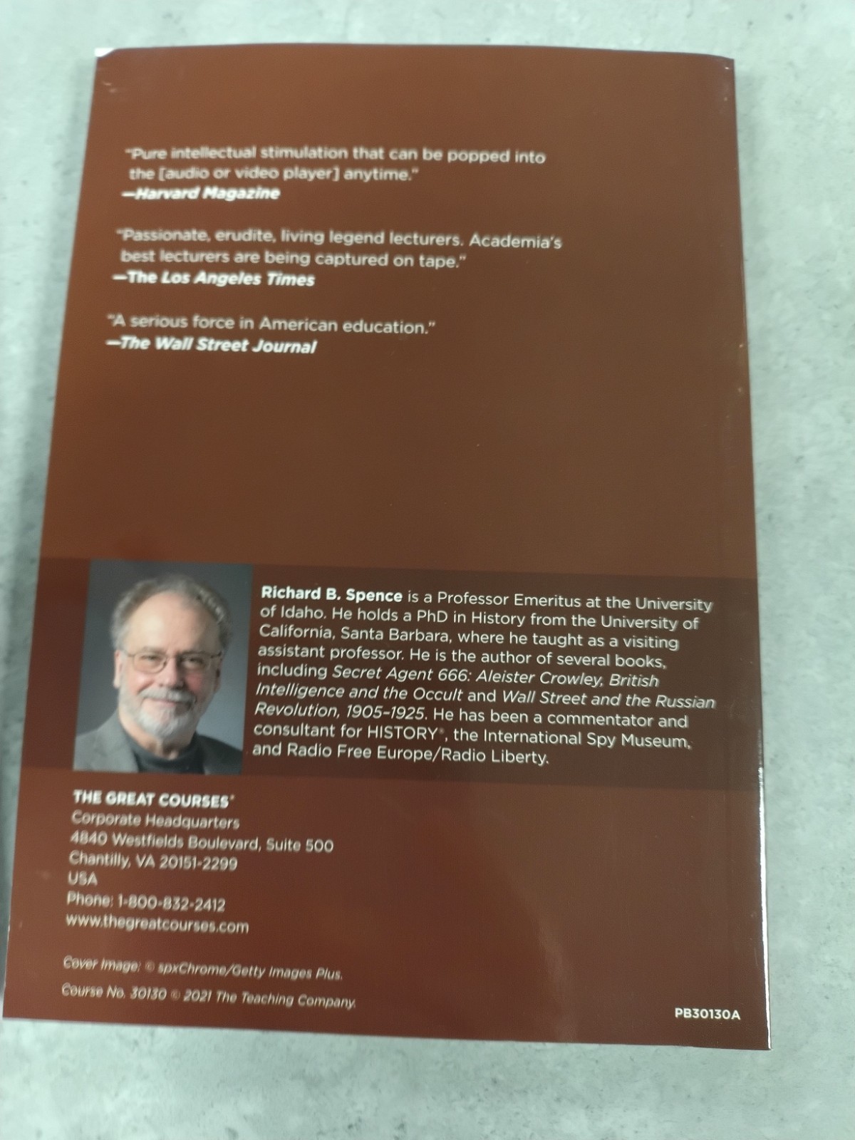 Great Courses Crimes of the Century: A Selective History of Infamy DVD/Book