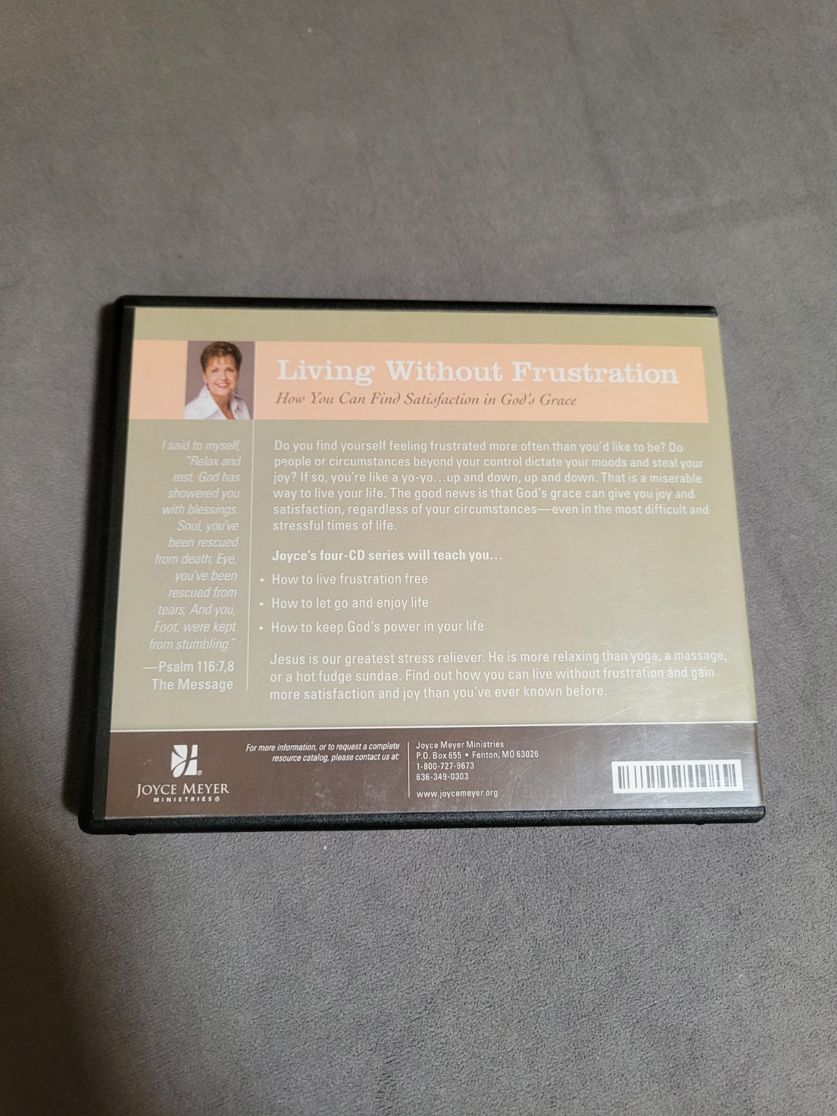 Joyce Meyer Audiobook CD Lot of 7 — Christianity & Self-Help Audio CDs