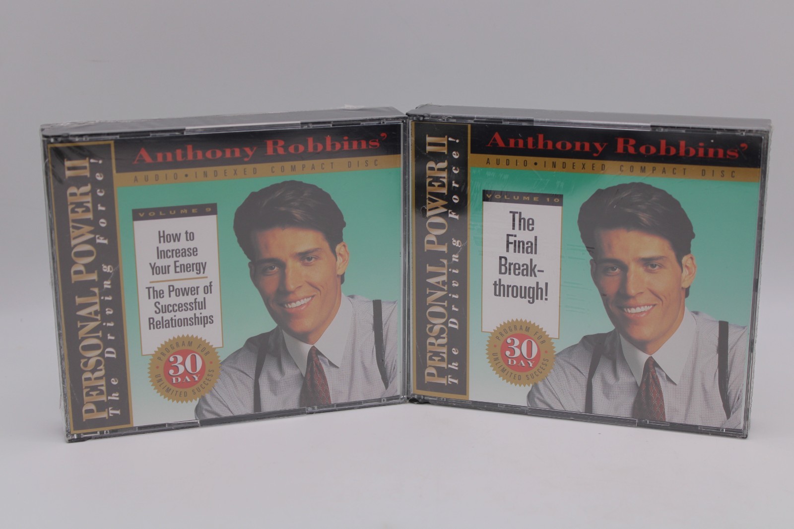 ANTHONY ROBBINS: PERSONAL POWER II — The Driving Force Lot Of 12 Sealed CD’s NEW