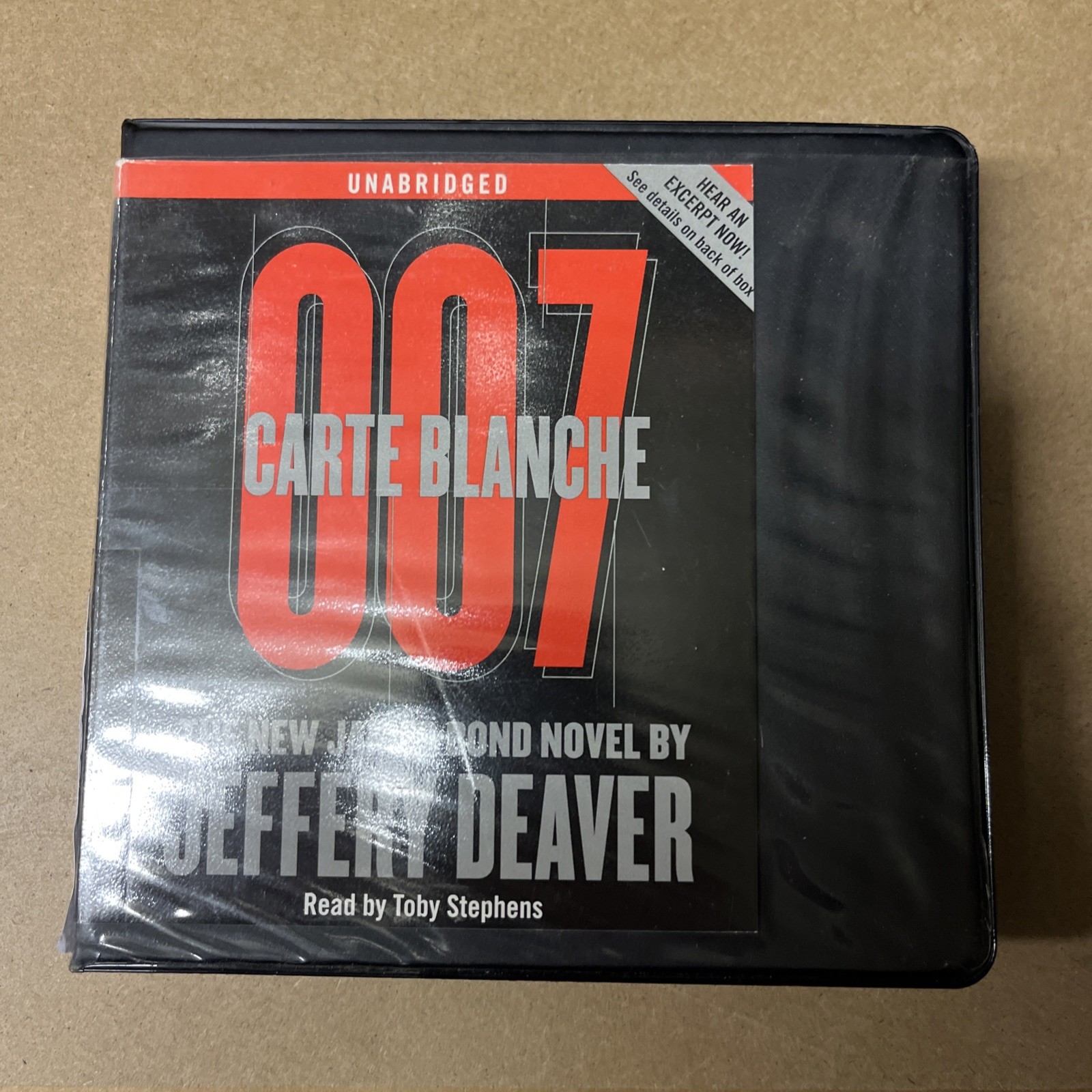 Carte Blanche by Jeffery Deaver (2011, Audiobook CDs , Unabridged edition) Good