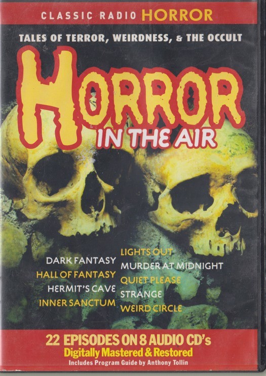 Horror In The Air 8-Disc AUDIO BOOK CD classic radio tales terror occult fantasy