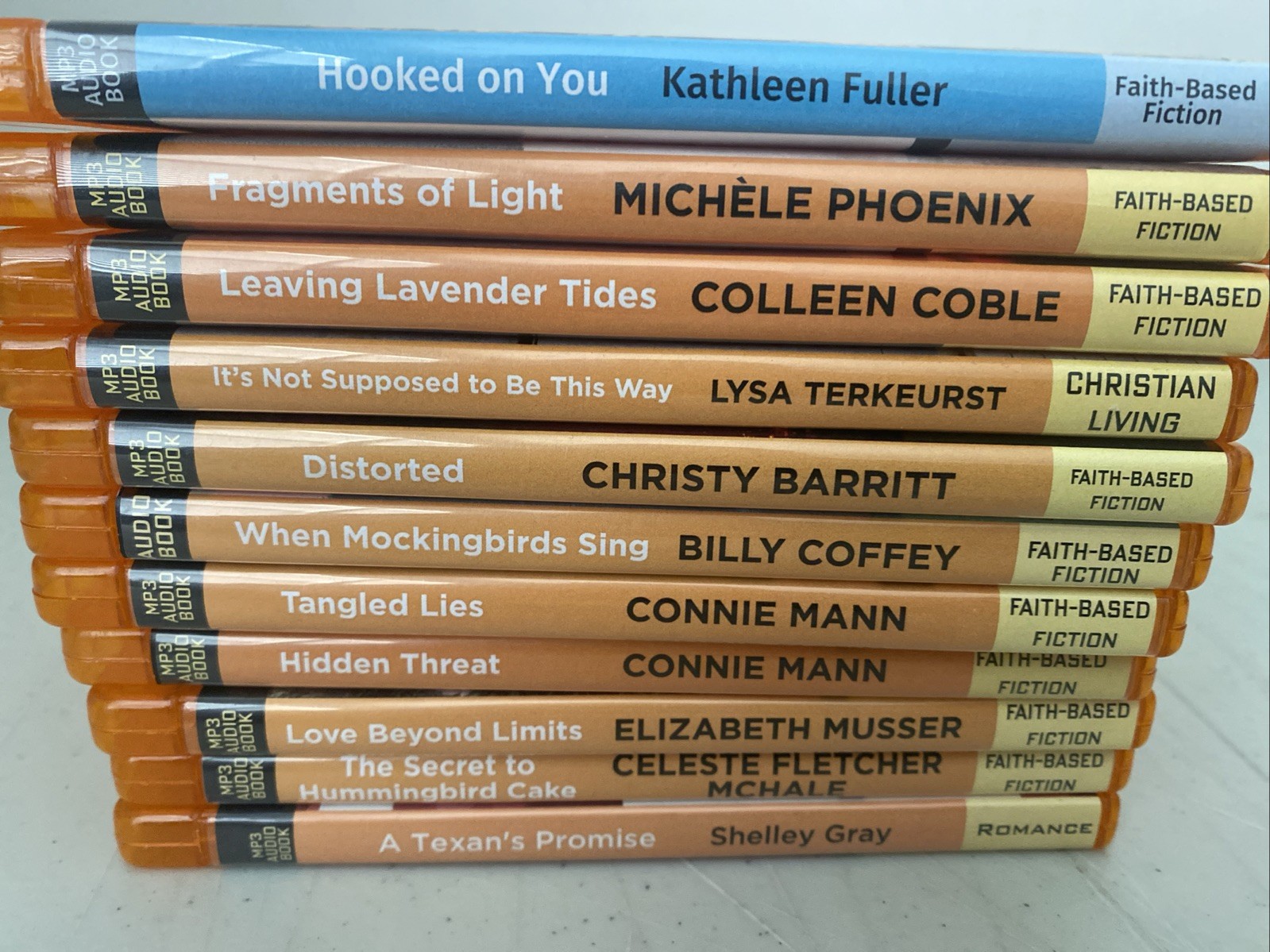 Lot Of 11 MP3 CD AudioBook ~ Faith Based Fiction ~ VGC