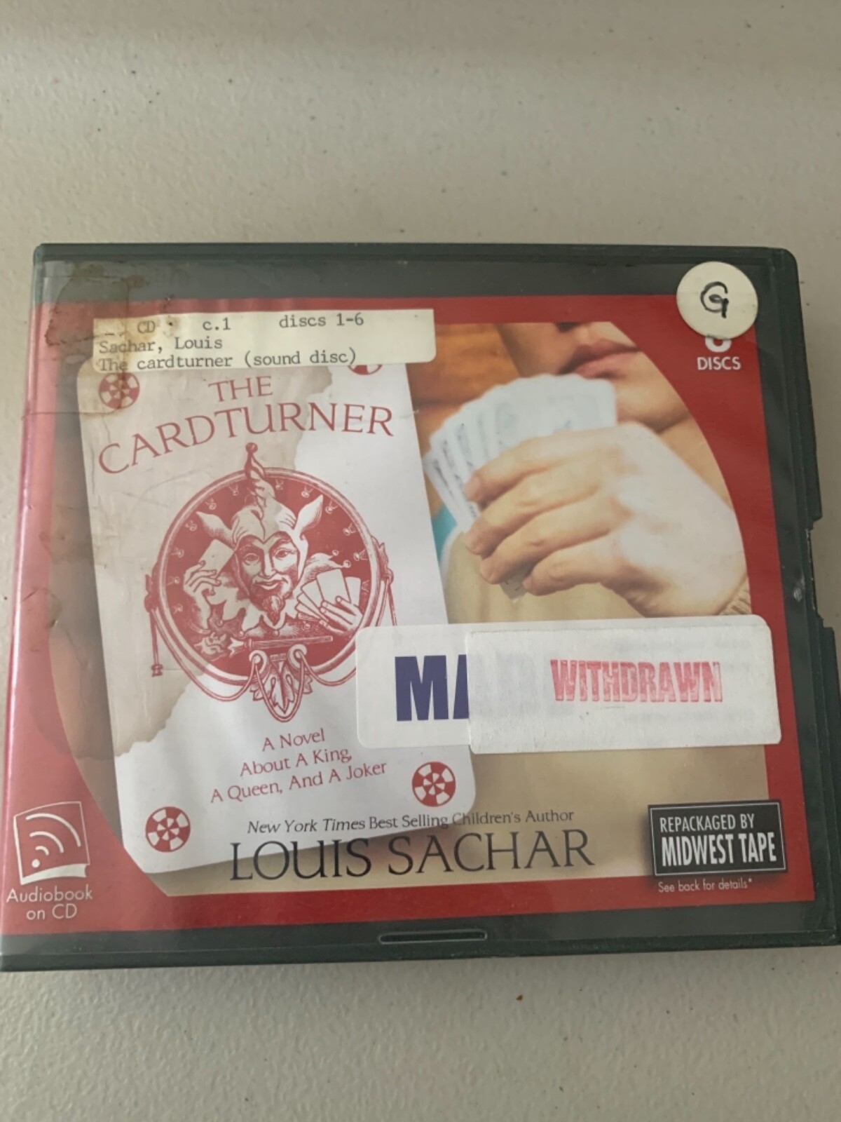 Shelf174B Audiobook~ The Cardturner Louis Sachar