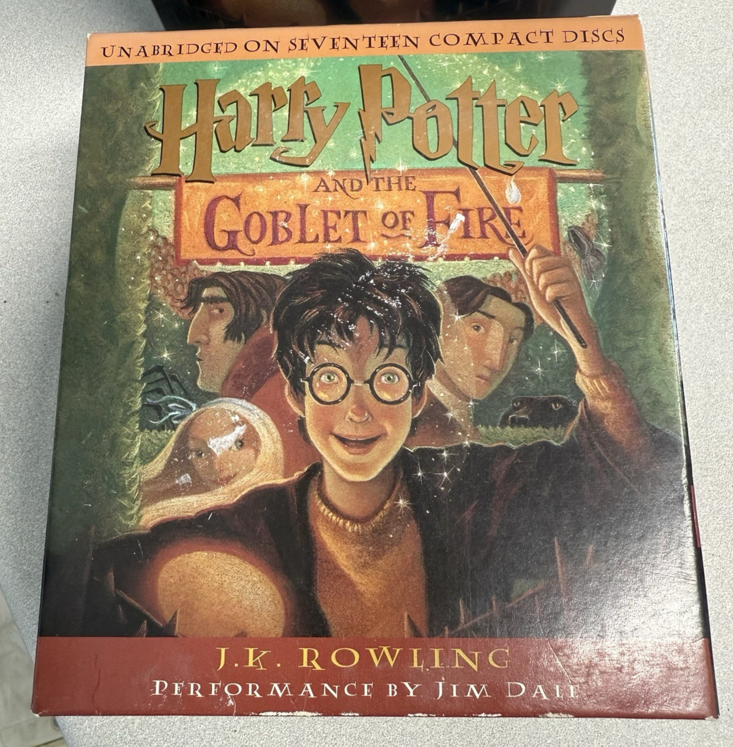 Harry Potter and the Goblet of Fire 17 CDs audiobook Unabridged Jim Dale, Book 4