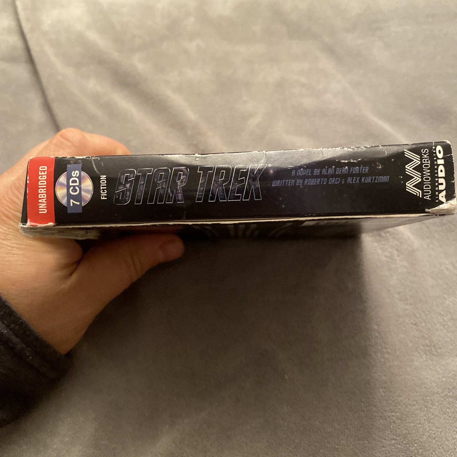 Star Trek Unabridged Audio Book Read By Zachary Quinto 7 Disc Science Fiction