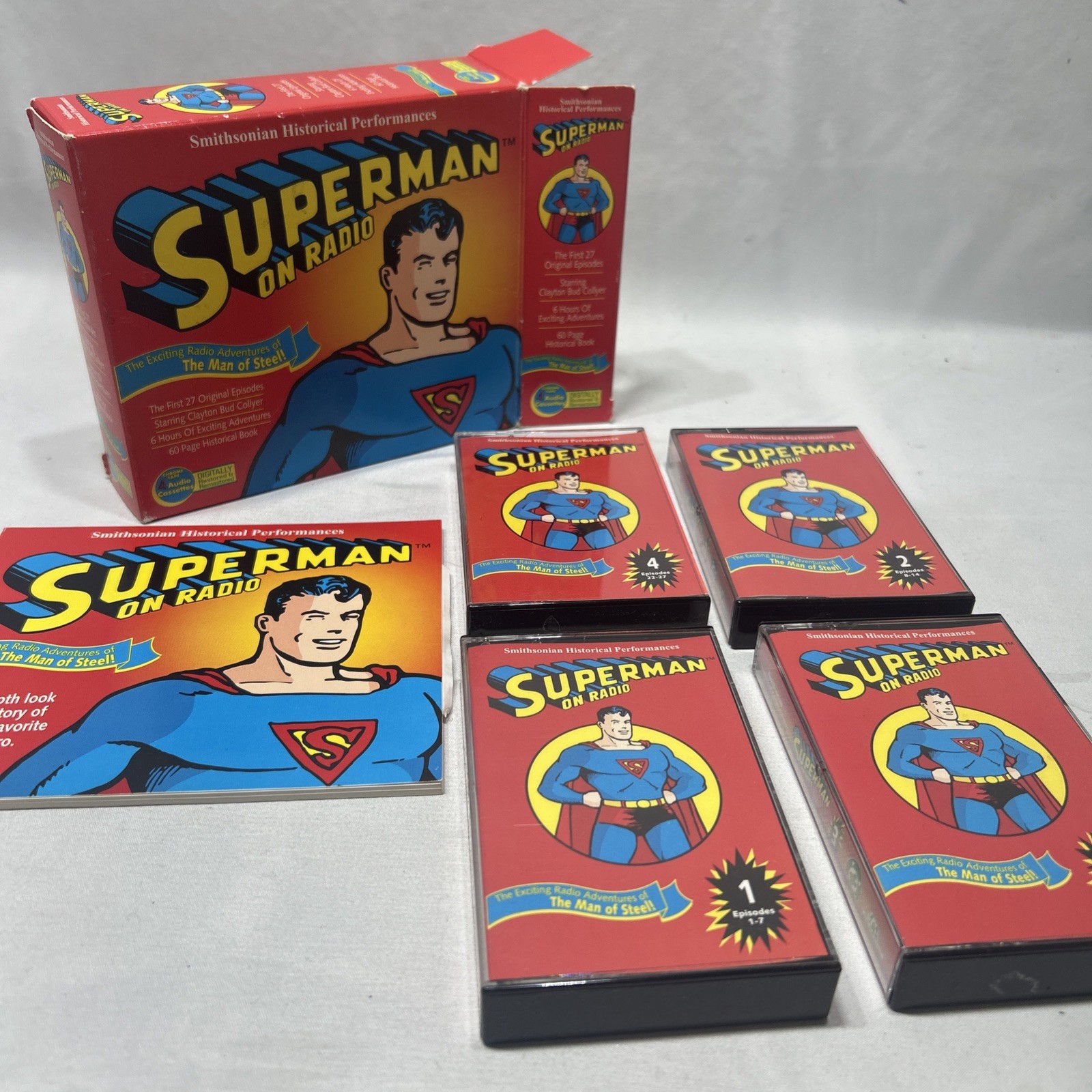 Superman on Radio (1997, Cassette / Hardcover, Collector’s, Abridged)