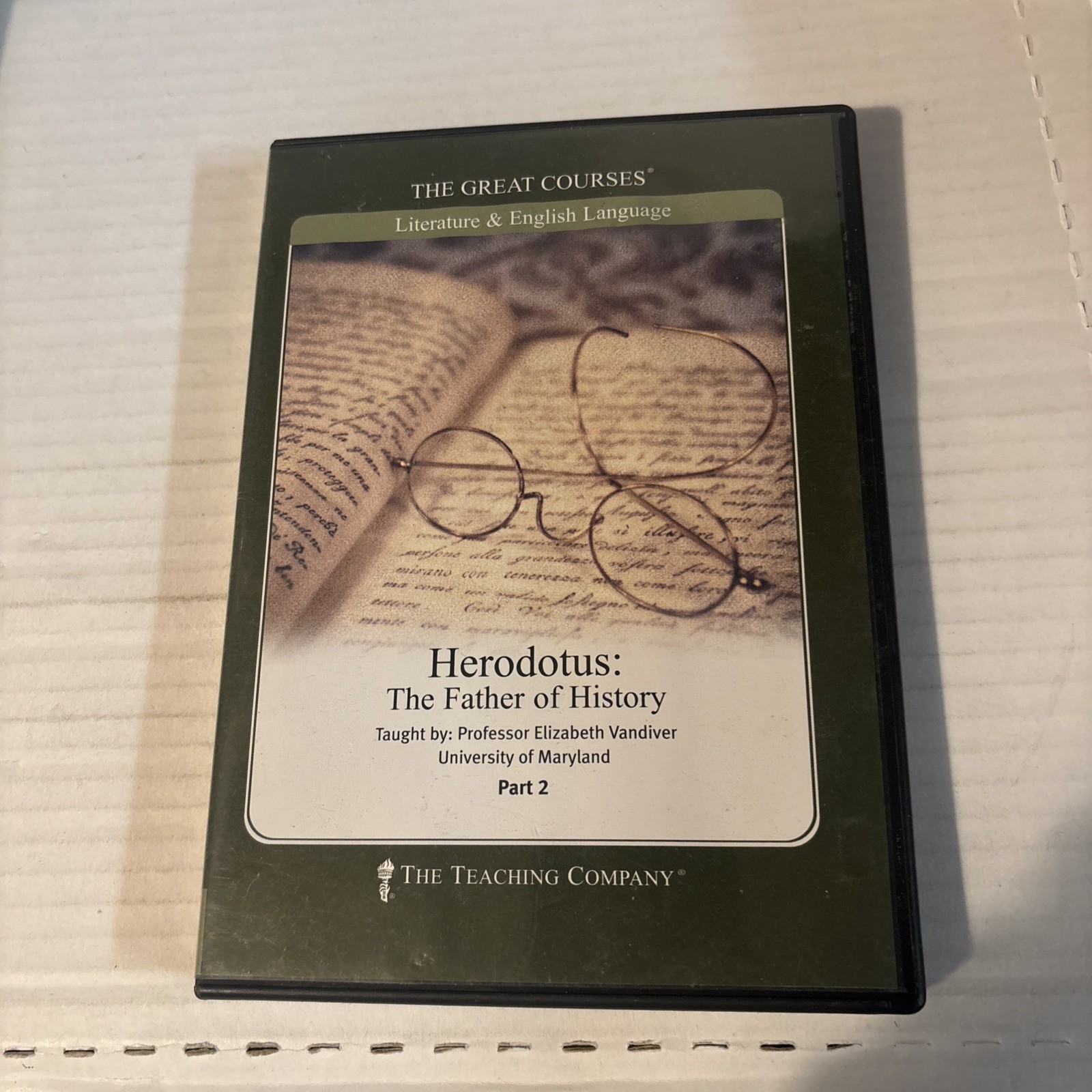 Herodotus: The Father of History Par 2 by Elizabeth Vandiver (Audio CD Guidebook