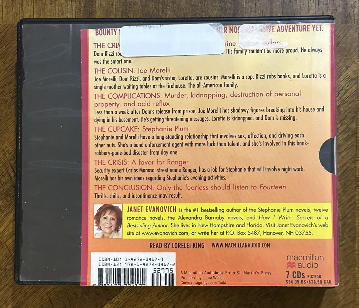 Fearless Fourteen Janet Evanovich Stephanie Plum Unabridged Audiobook