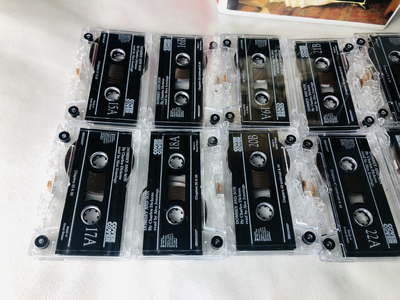 Audio Book Cassette Tape x14 Dombey and Son Volume 2 Charles Dickens Vintage ra