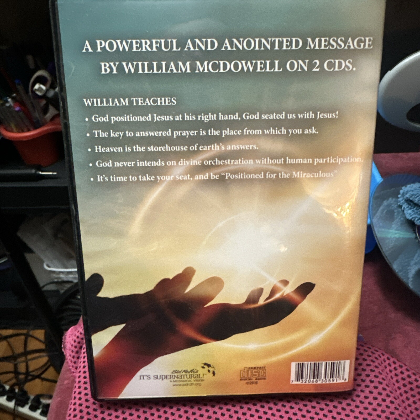 William McDowell Positioned for Miraculous 2 CD set 2019 Christian Sid Roths