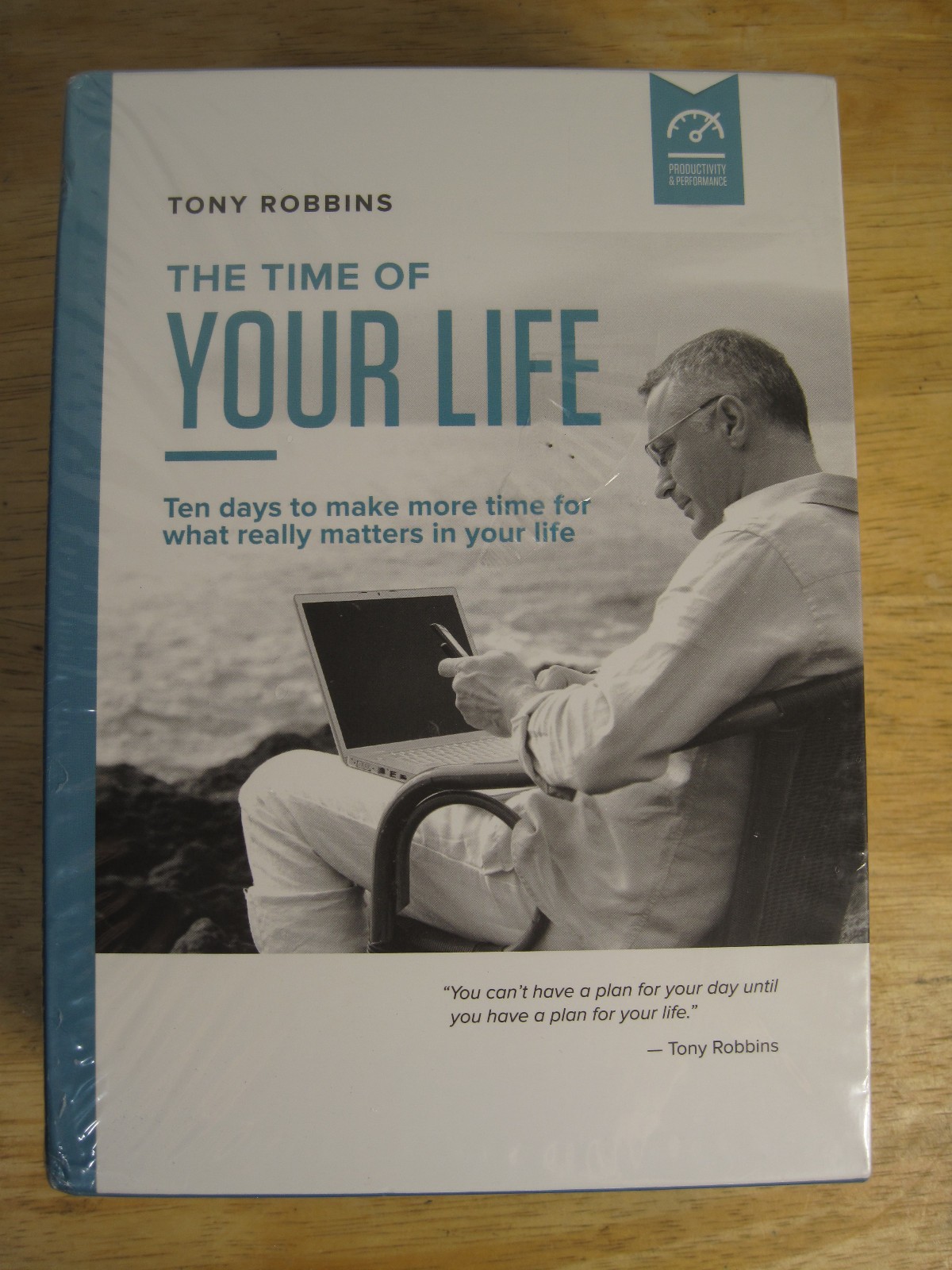 Tony Robbins The Time of Your Life 16-Disc CD Box Set -With Work Book NEW SEALED