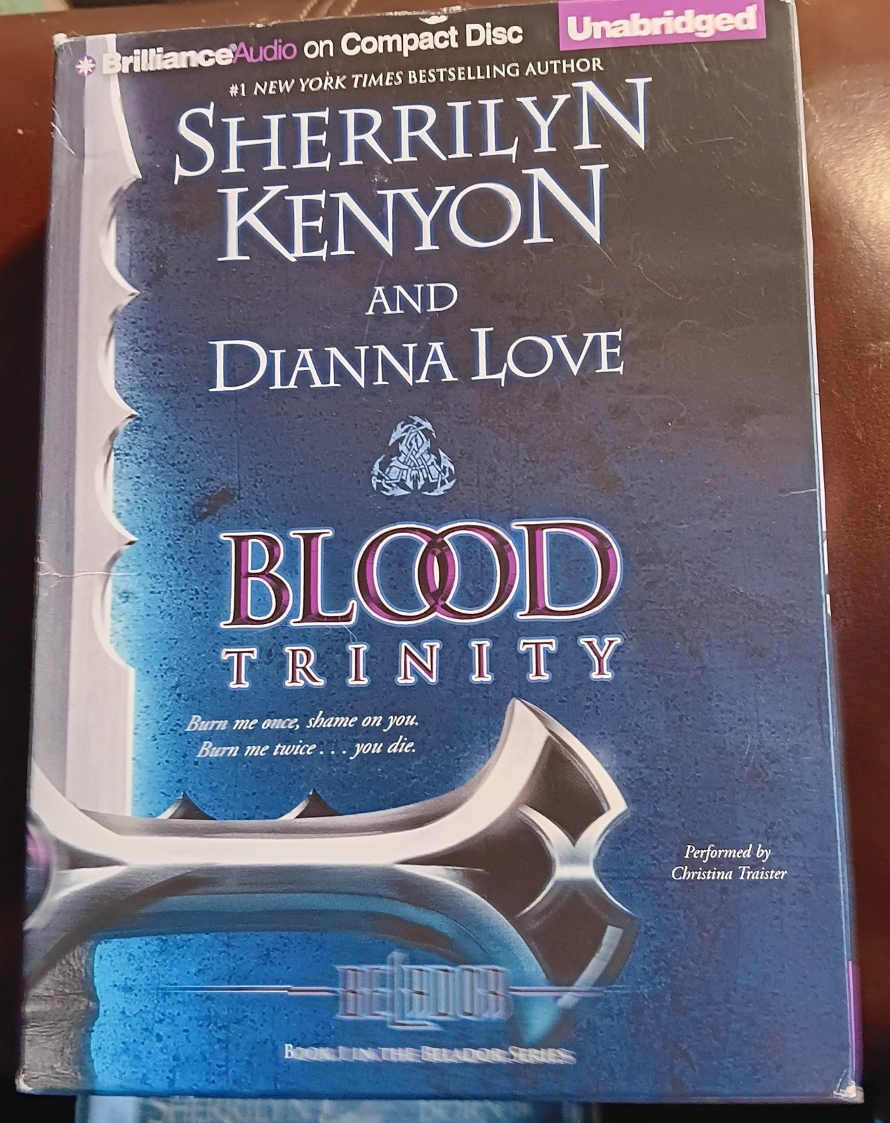 Blood Trinity by Sherrilyn Kenyon (2010) Unabrodged Audio CD Very Good BX 28