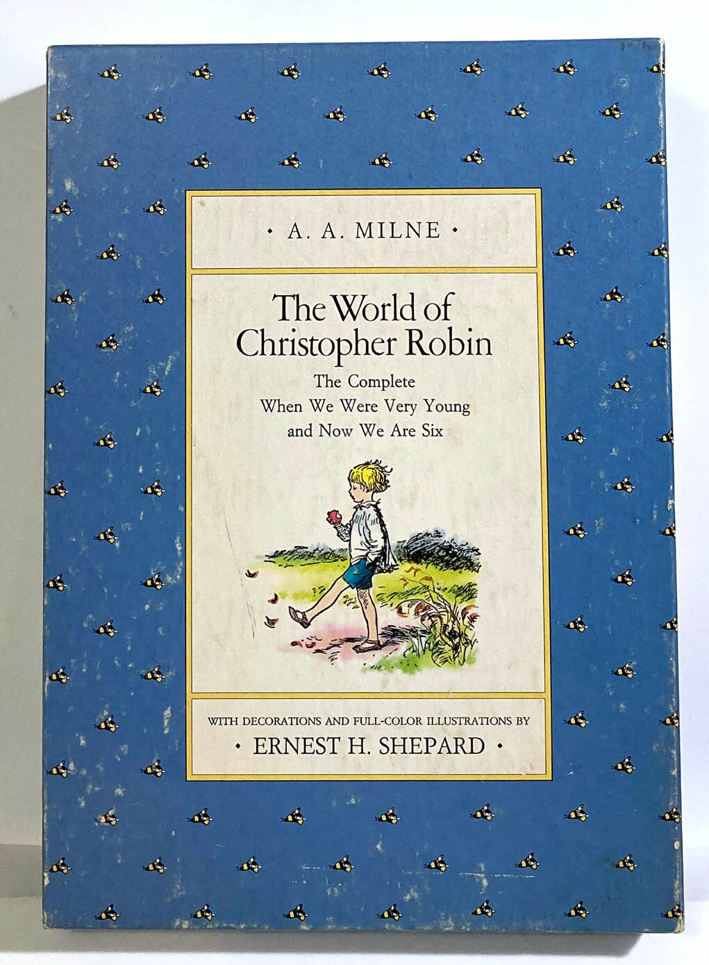 THE WORLD OF POOH by A.A. Milne 2 voL Hardcover Slipcase set CHRISTOPHER ROBIN