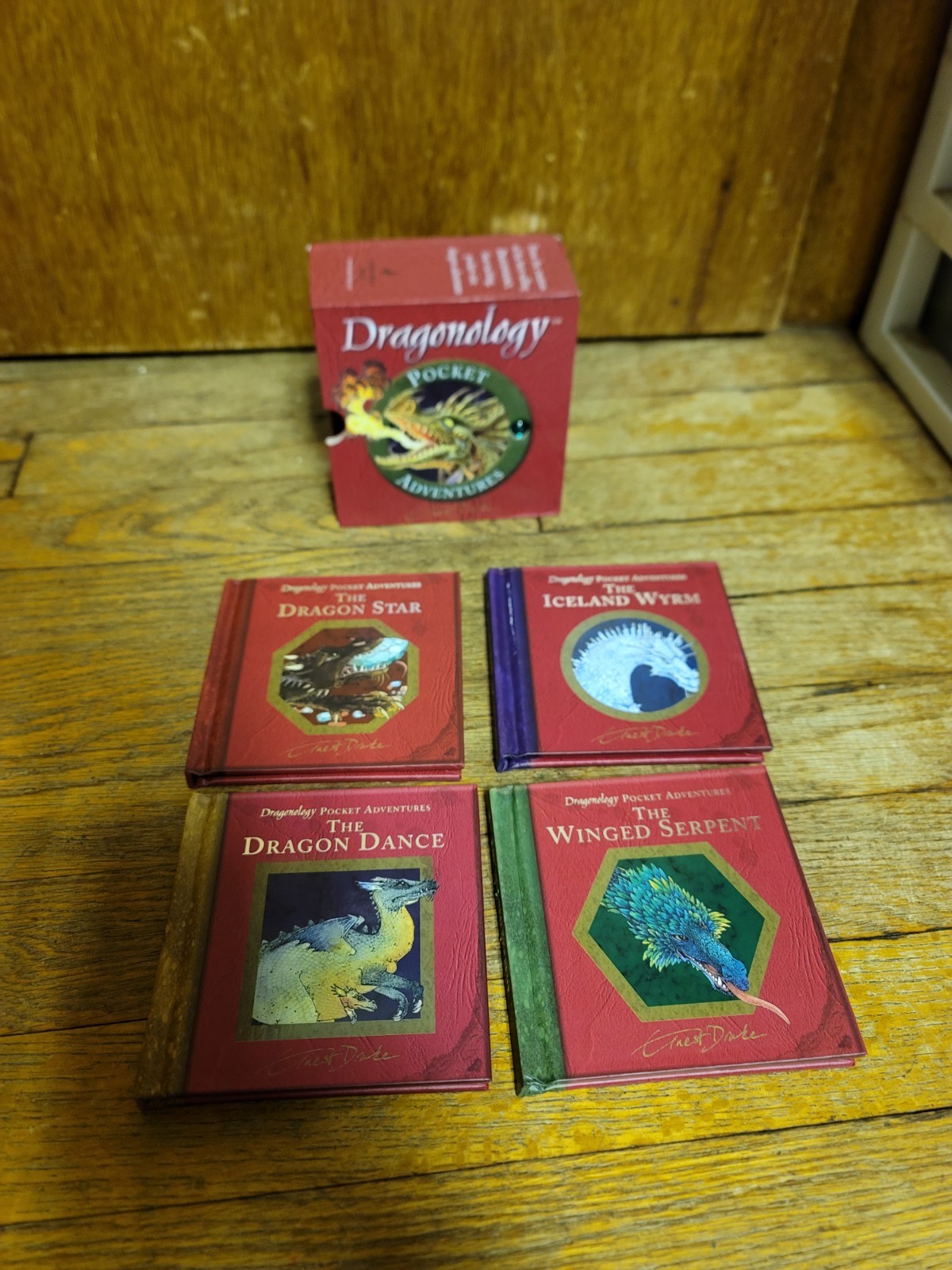 Dragonology Pocket Adventures Book Set 2005 VTG Fantasy Candlewick Hardcover