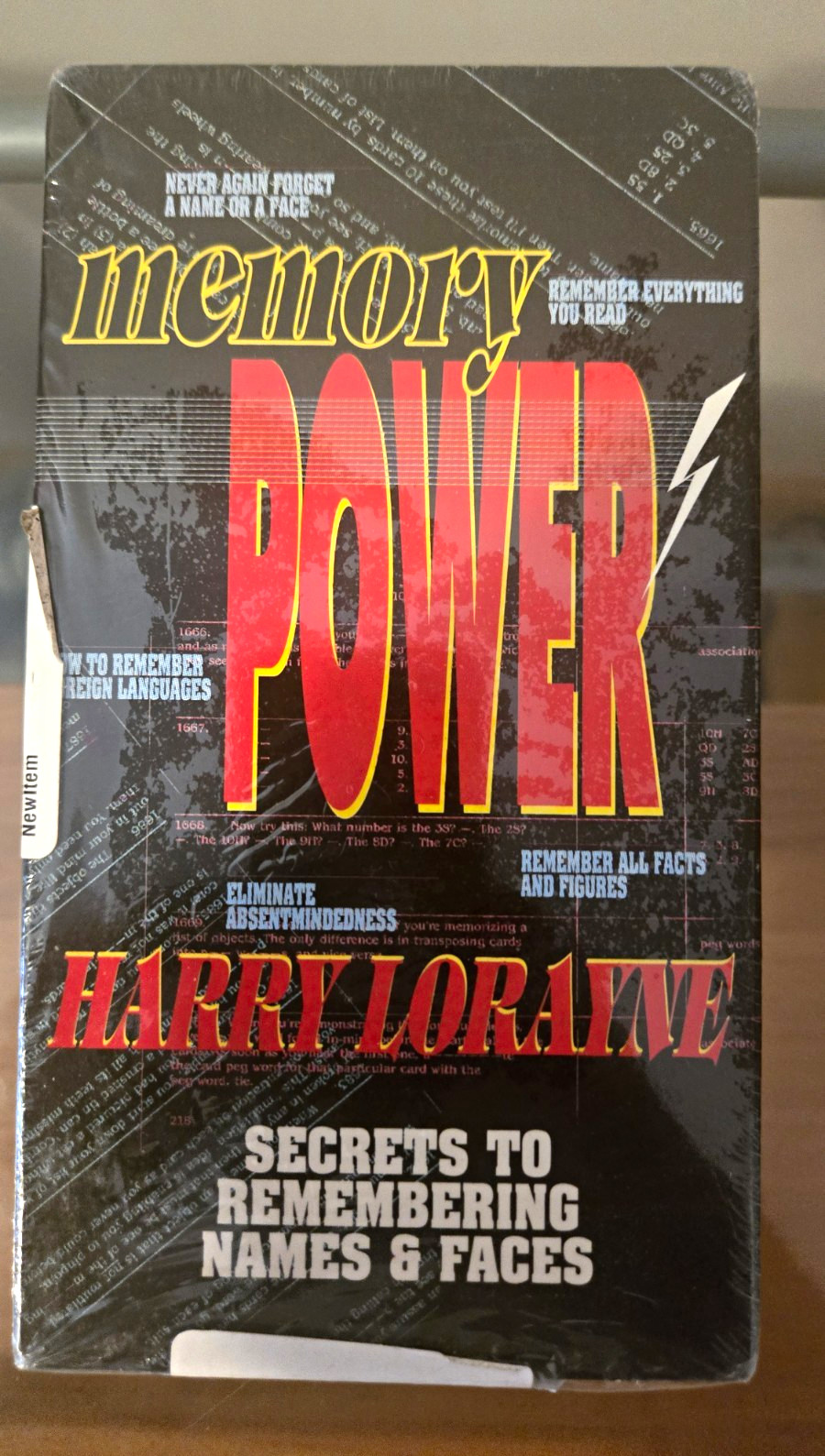 Harry Lorayne Memory Power: Remembering Names & Faces Audiobook Cassette 1988