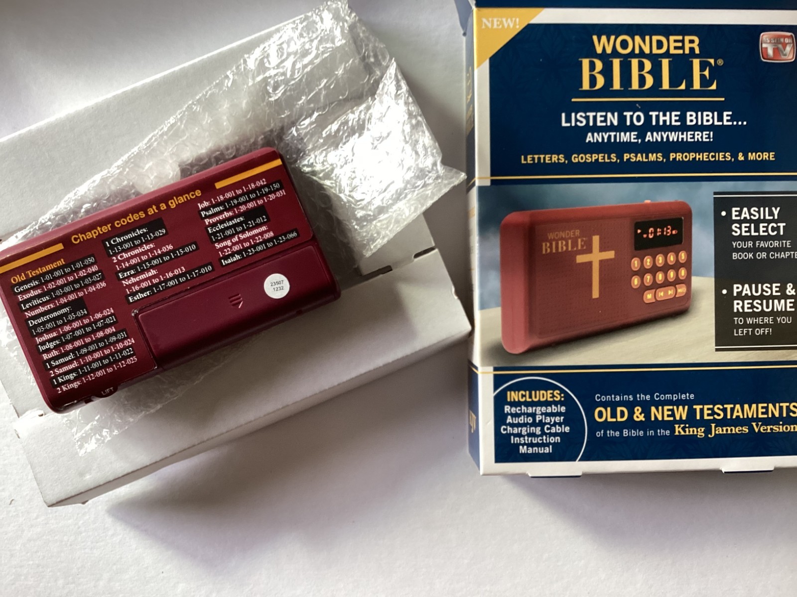 Wonder Bible Audio Player — kjv