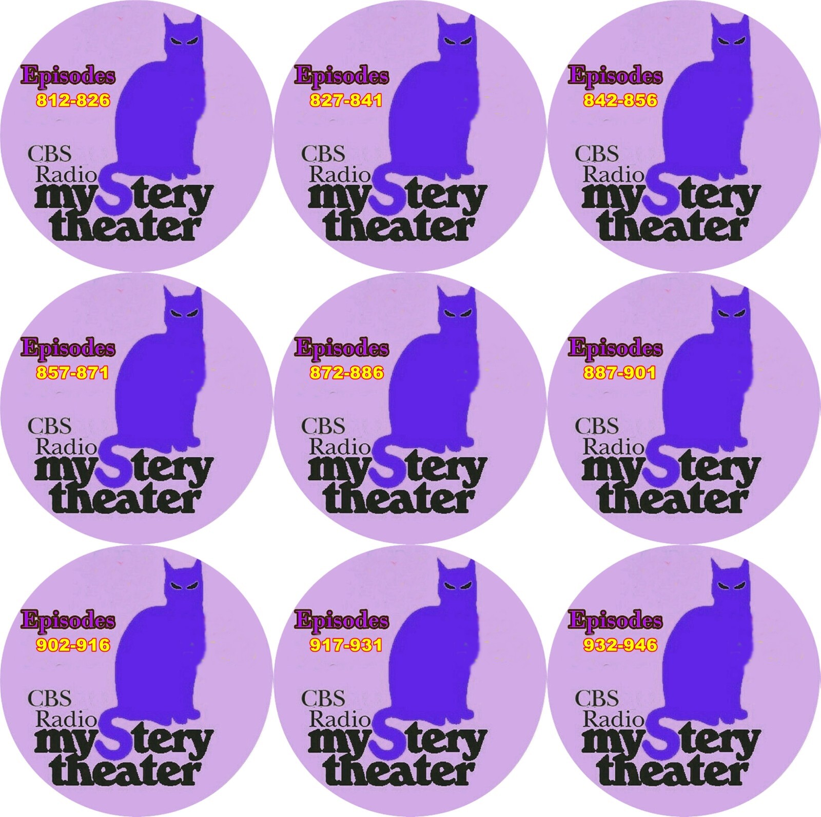CBS Radio Mystery Theater (Volume 7) 135 Episodes Mp3 (Check Player) CD