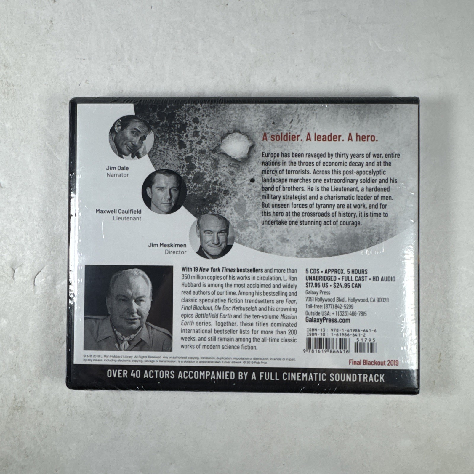 Final Blackout — L. Ron Hubbard Audio 5 CD Set NEW Audiobook