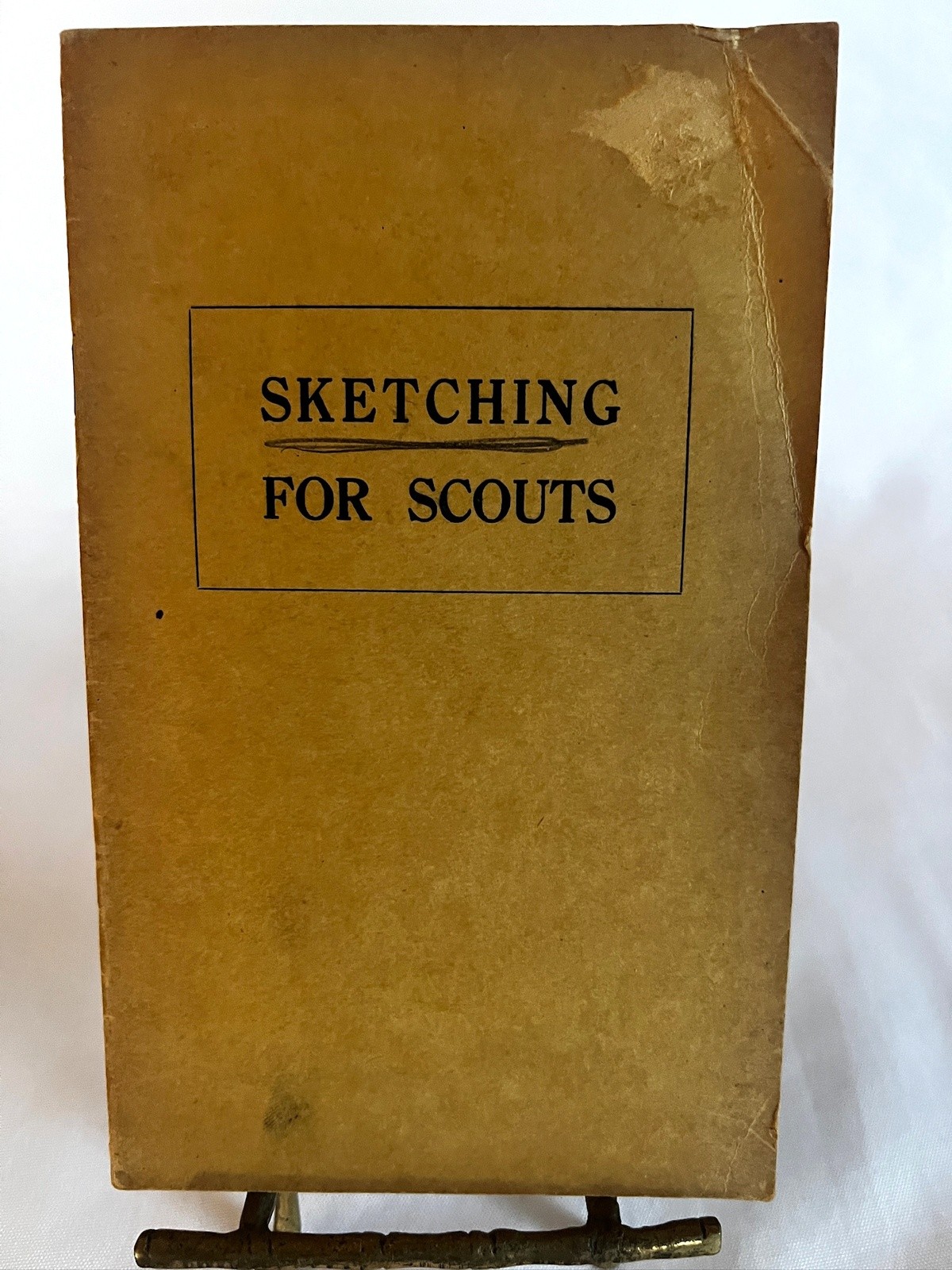 Sketching for Scouts Antique BSA Booklet 1910s Map Reading Conventional Signs