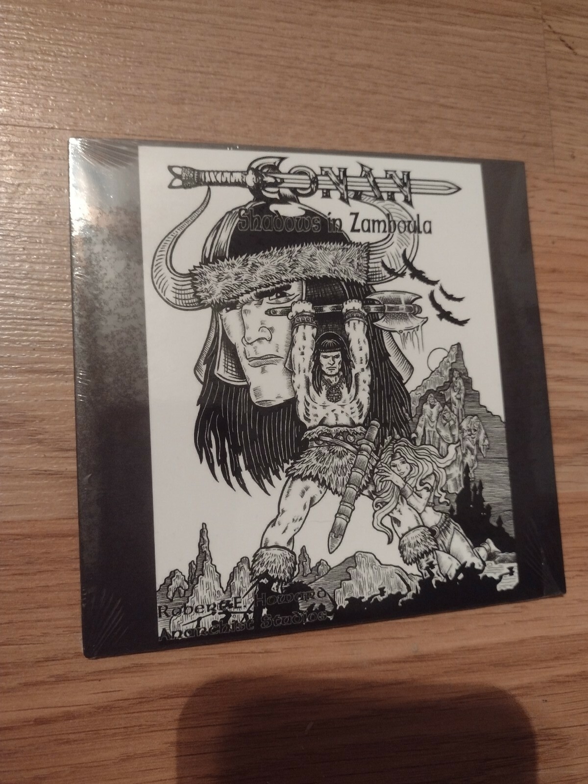 Conan Shadows in Zamboula Audiobook CD. By Robert e Howard. Full voice cast.