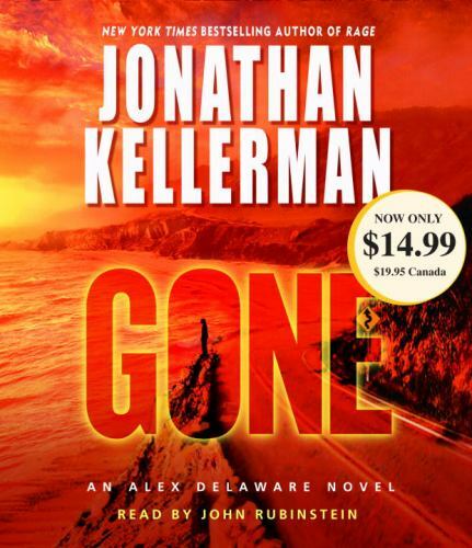 Book Audio Jonathan Kellerman Gone Alex Delaware Novel 5 CDs John Rubinstein
