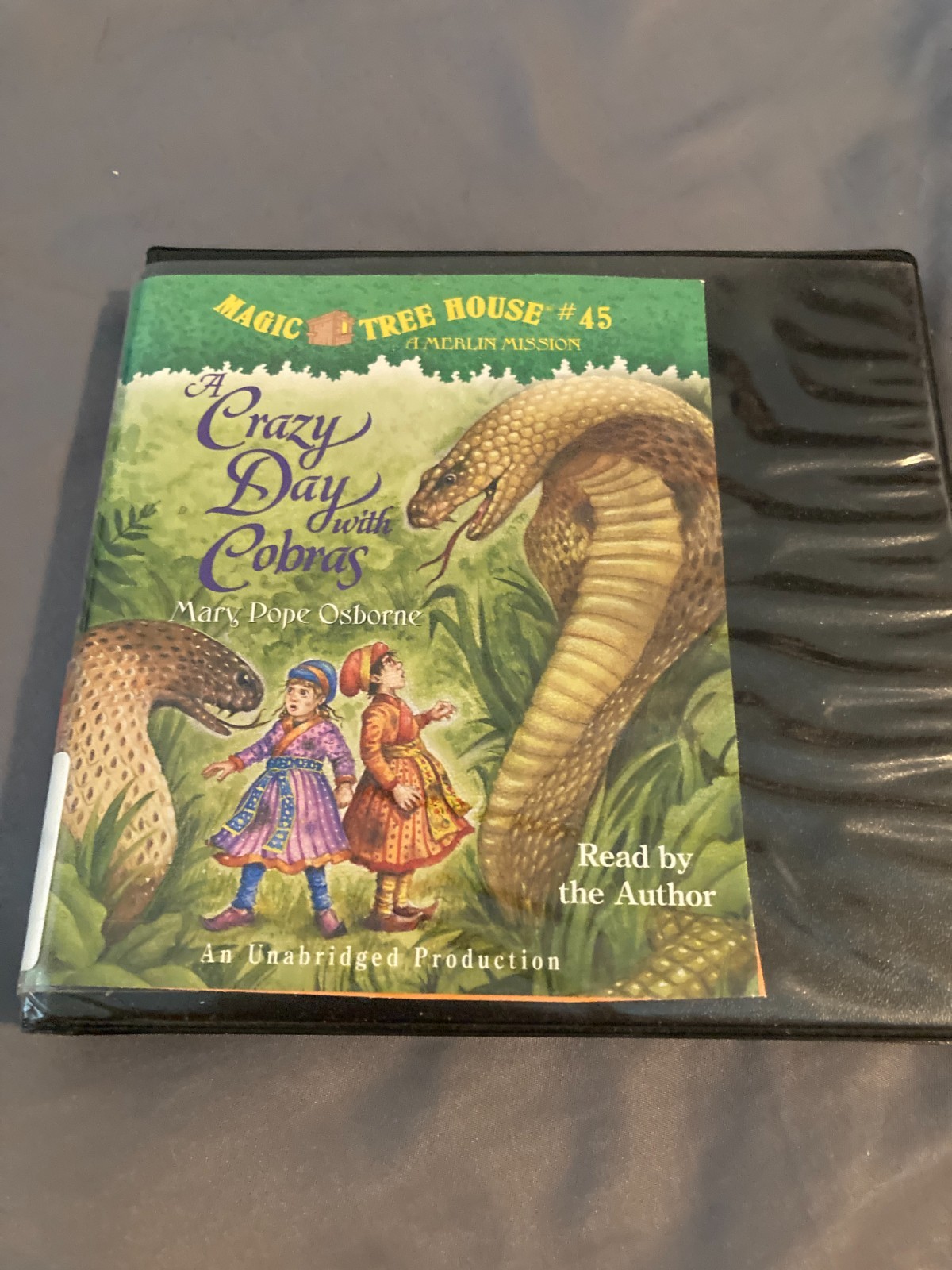 Crazy Day with Cobras by Mary Pope Osborne (2011, Compact Disc) Ex Library