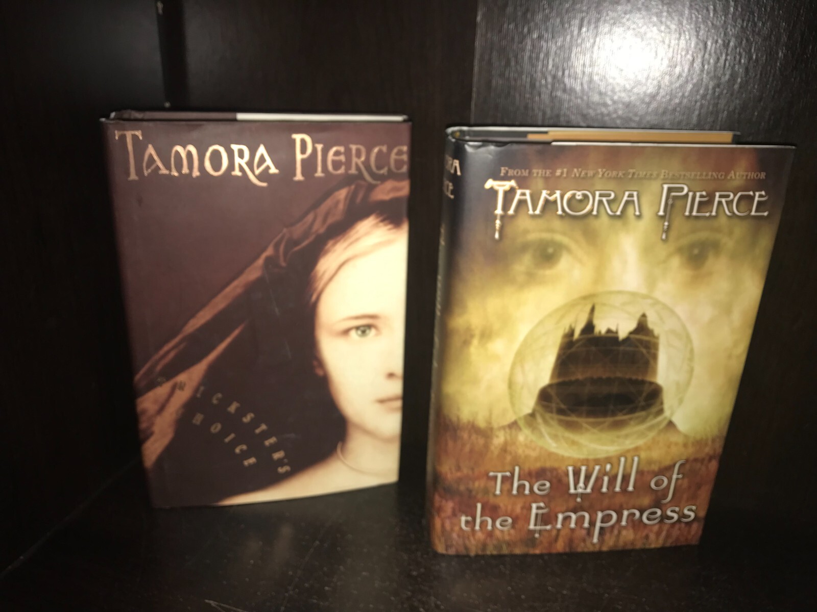 Lot of 2 Tamora Pierce~Trickster’s Choice, Will of the Empress Hardcover 1st/1st