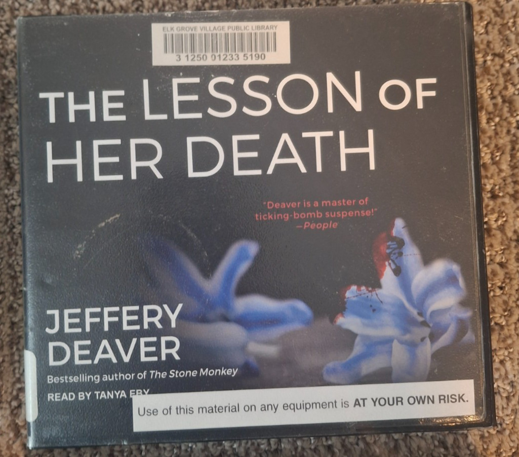 Jeffery Deaver Lot of 4 Audiobooks Books on CDs Unabridged Mystery Crime