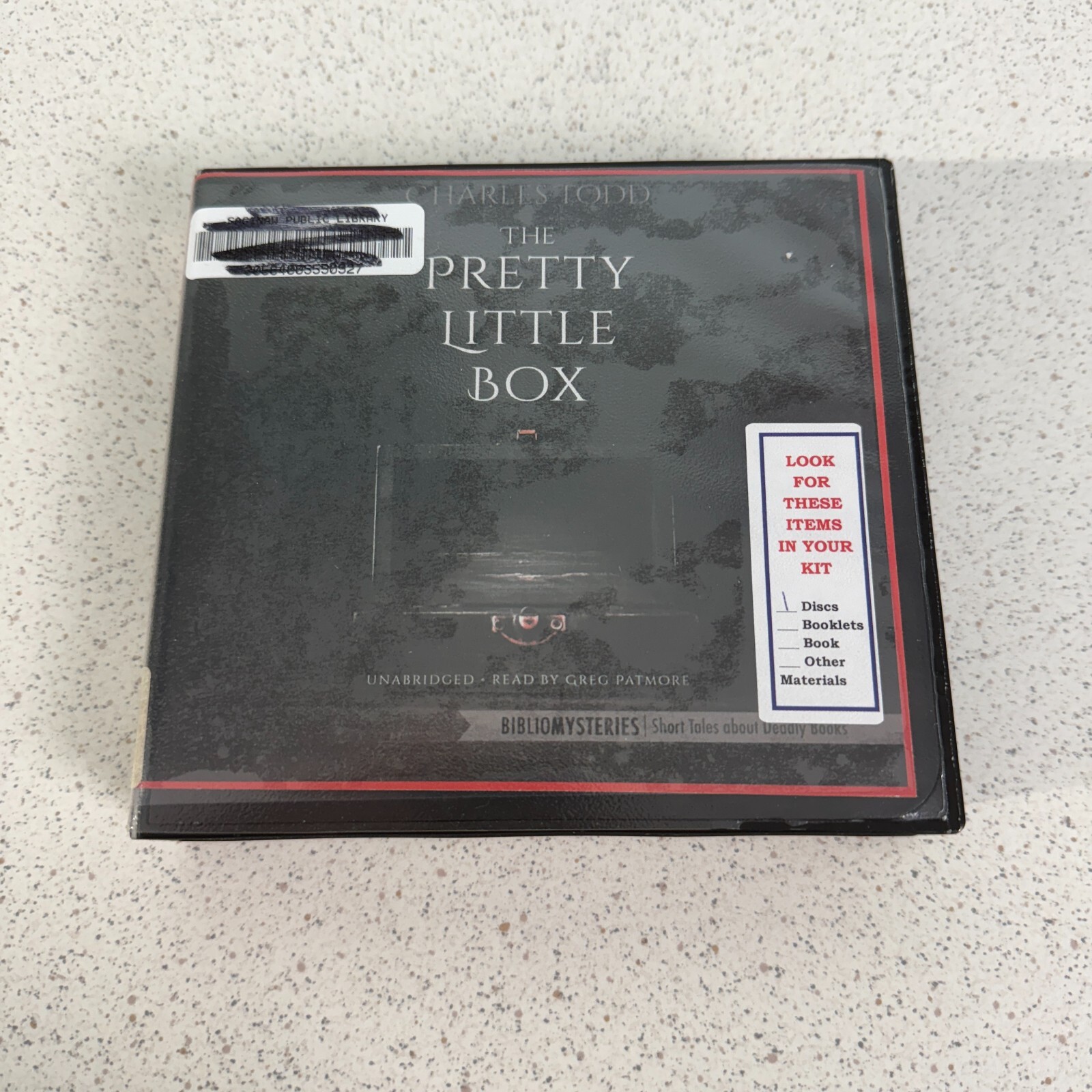 The Pretty Little Box By Charles Todd Red By Greg Patmore Mystery Audio Book
