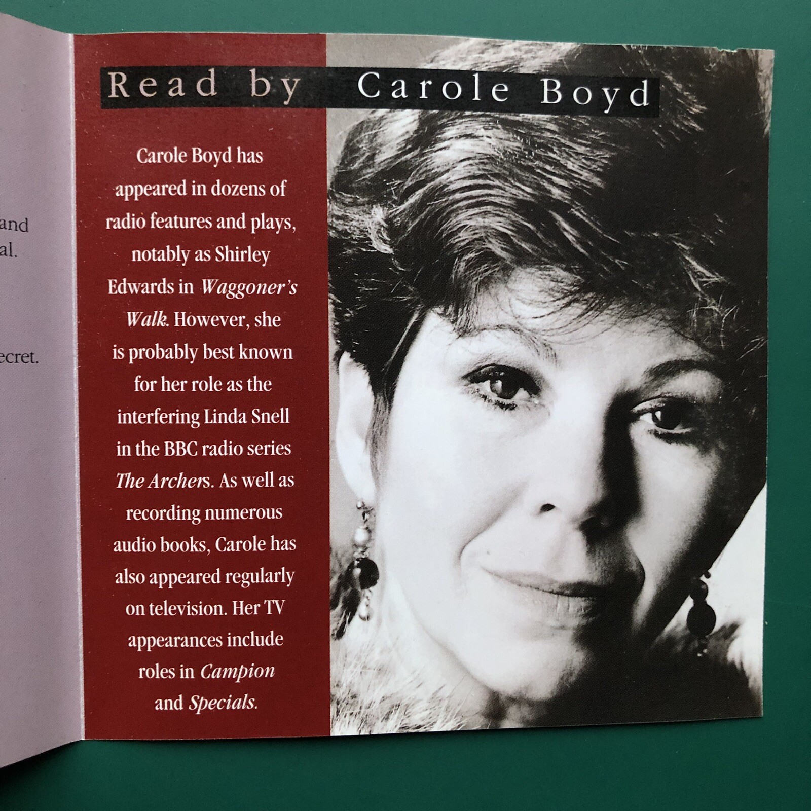 Charlotte Brontë JANE EYRE Classic English Literature Audiobook 2xCD Carole Boyd