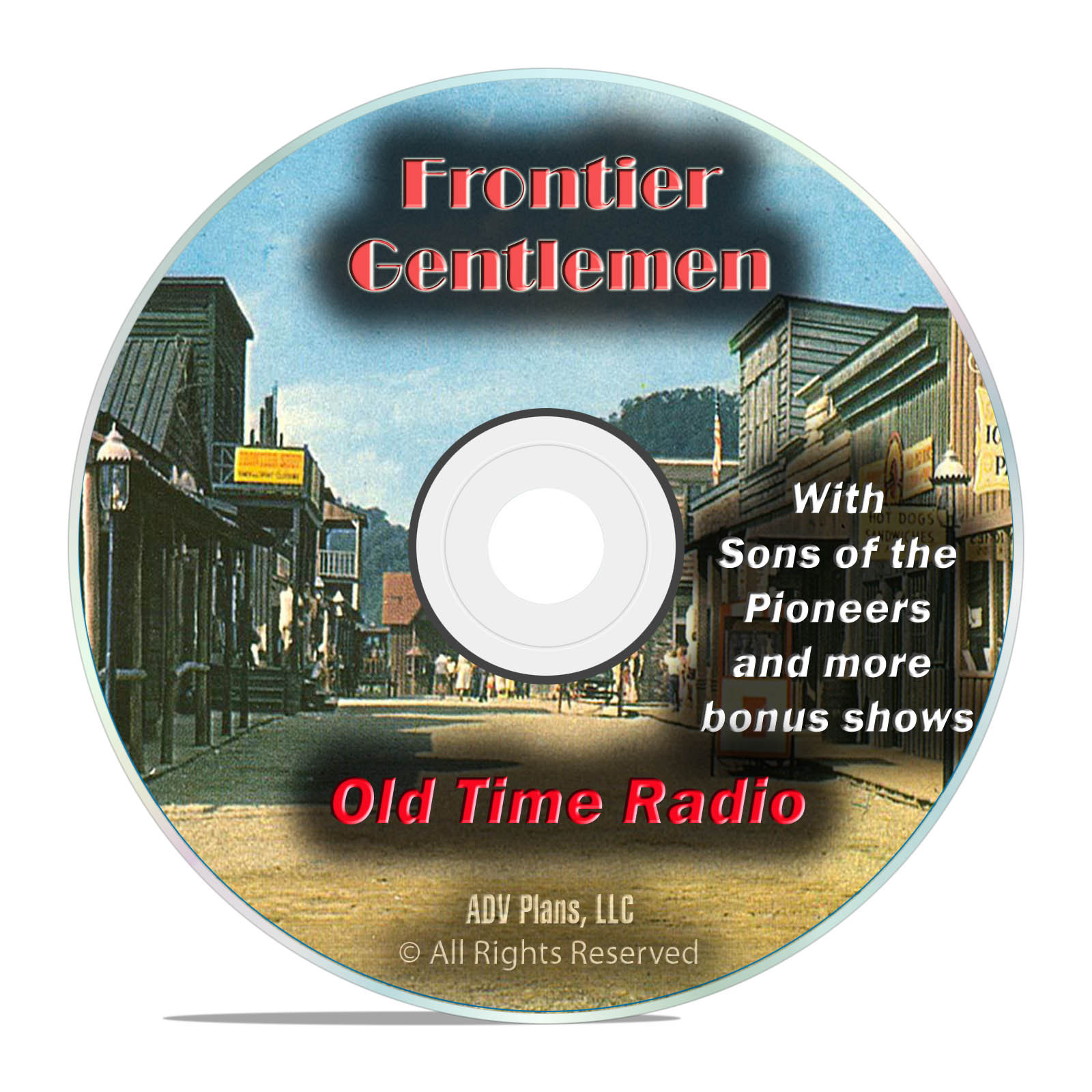 Frontier Gentlemen, 1,018 Old Time Radio Western Show Broadcasts OTR DVD F97
