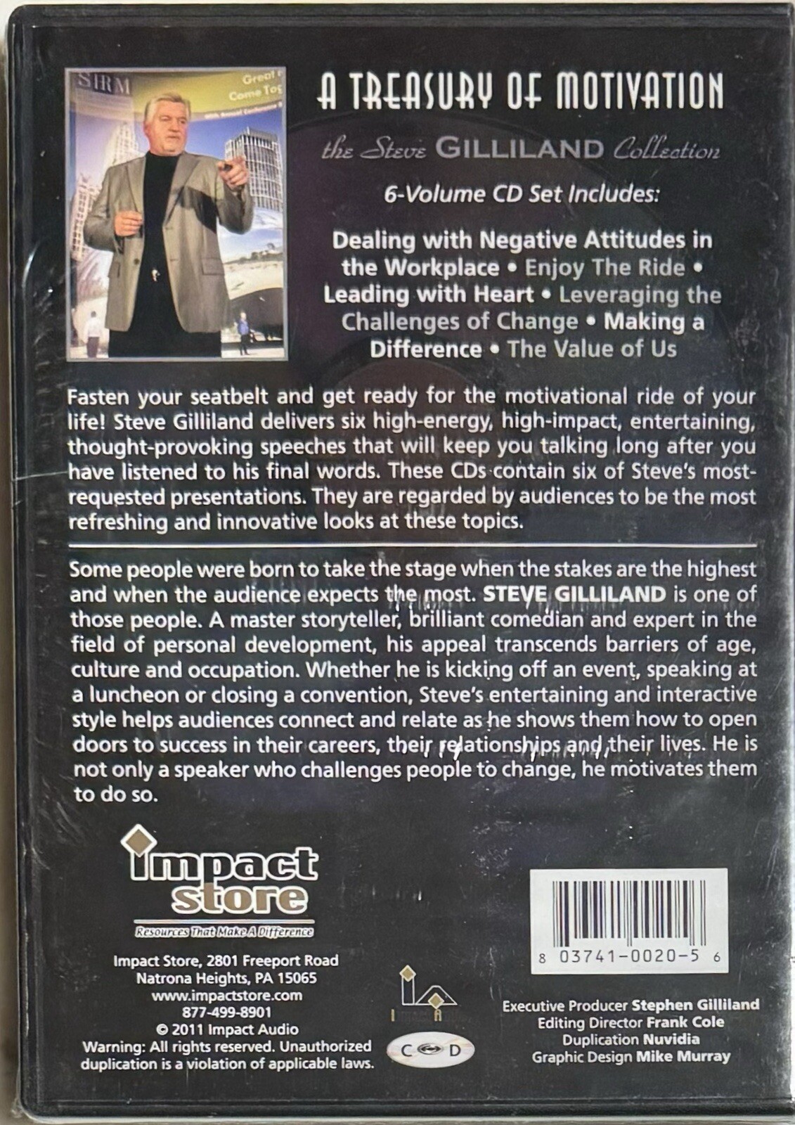 A Treasury Of Motivation-Steve Gilliland Collection (6xCD Set, 2011 Impact)