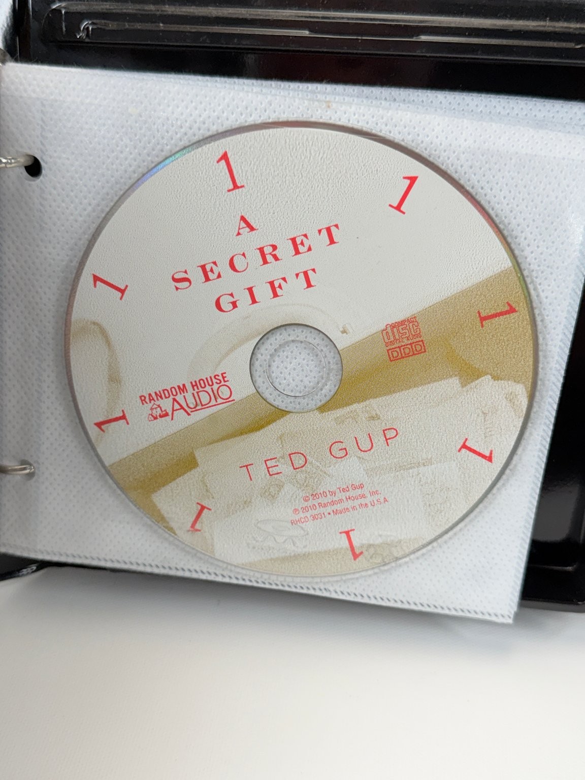 A Secret Gift by Ted Gup Audiobook CDs Unabridged 8 Discs