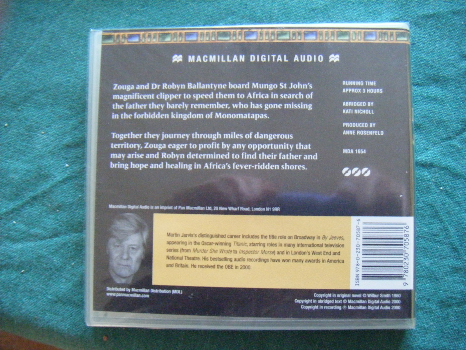 Wilbur Smith- A Falcon Flies- read by Martin Jarvis- CD AUDIO BOOK *NEW SEALED*