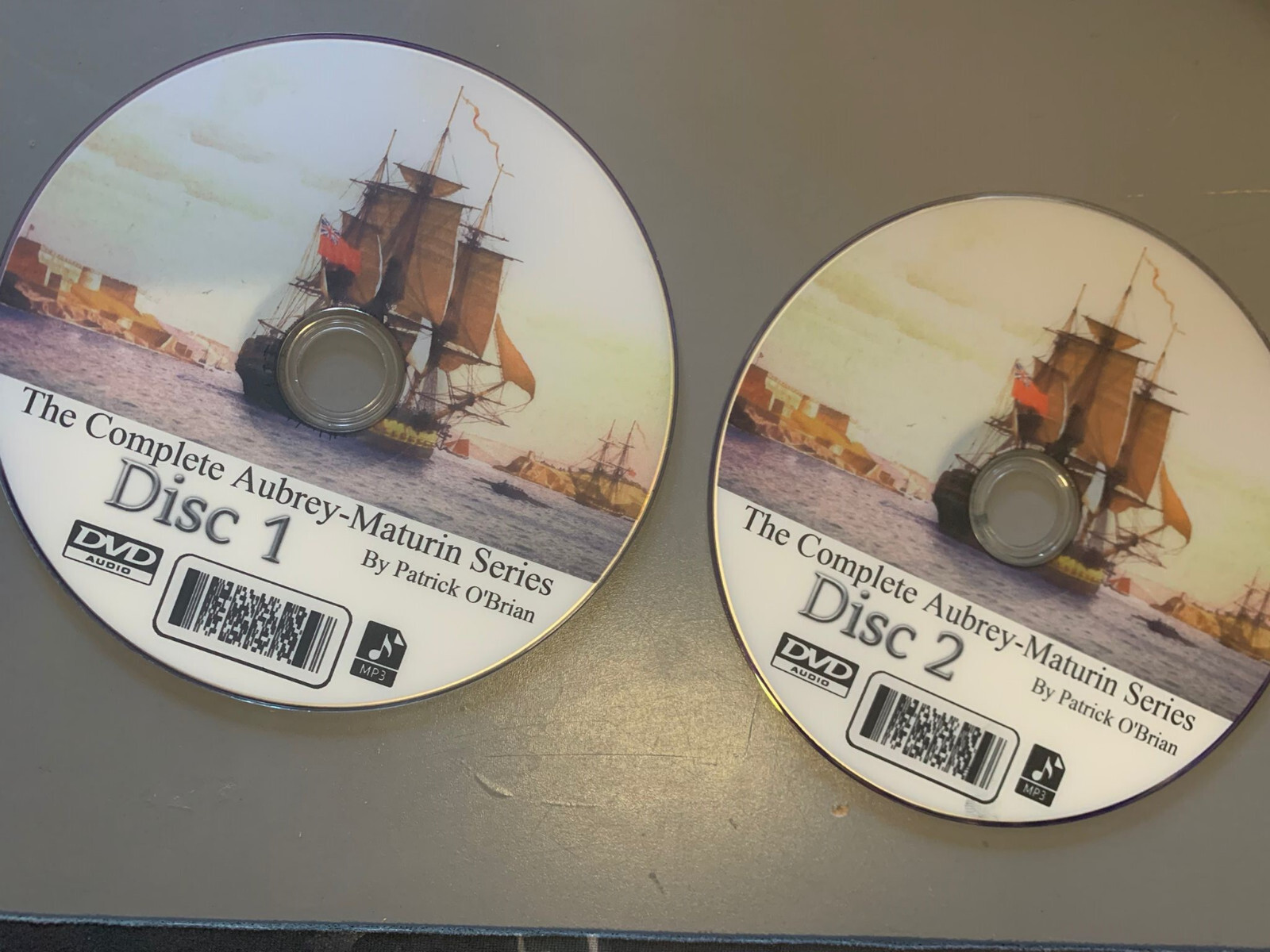 The AUBREY-MATURIN Series By Patrick O’Brian ~ 21 MP3 Audiobook Collection