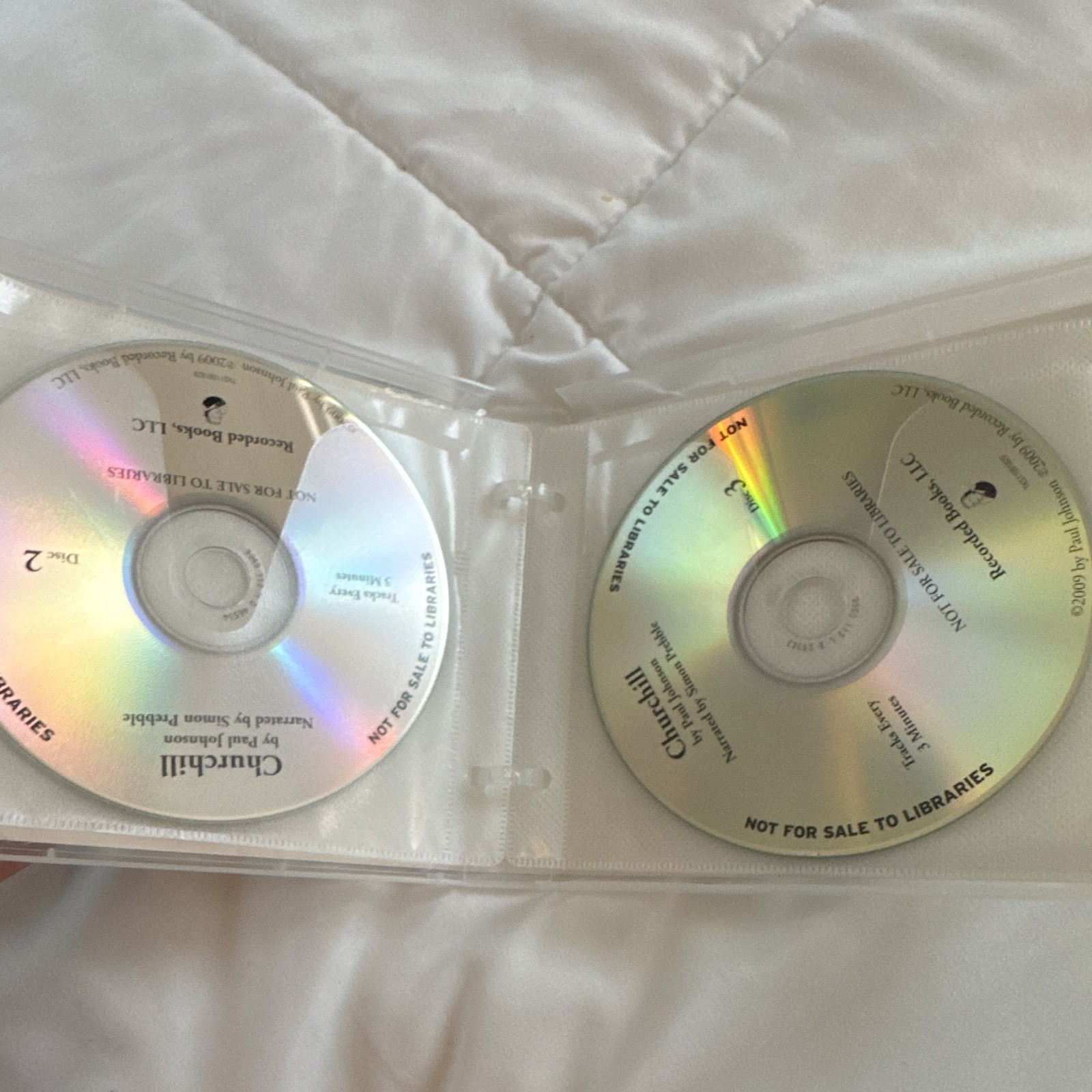 Full set Churchill by Paul Johnson (2009, Compact Disc, Unabridged edition)