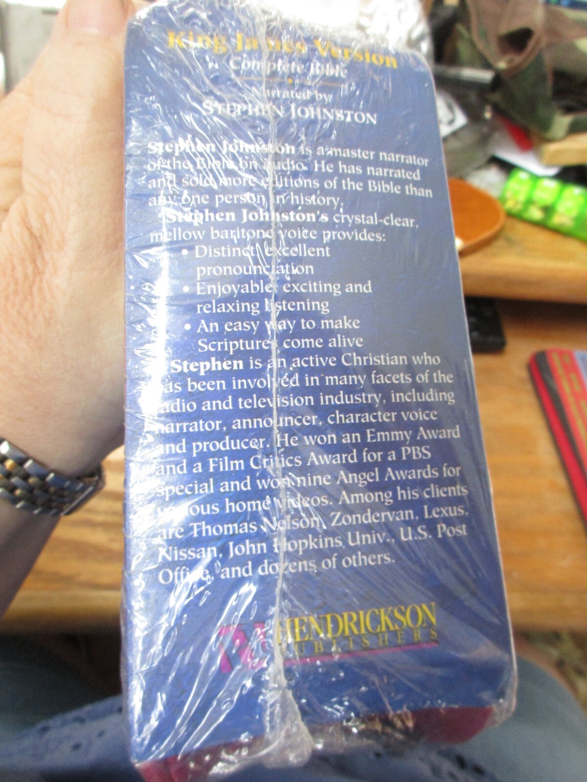 NIP Holy Bible On Cassette King James Version 44 Tapes in Zip Case SEALED
