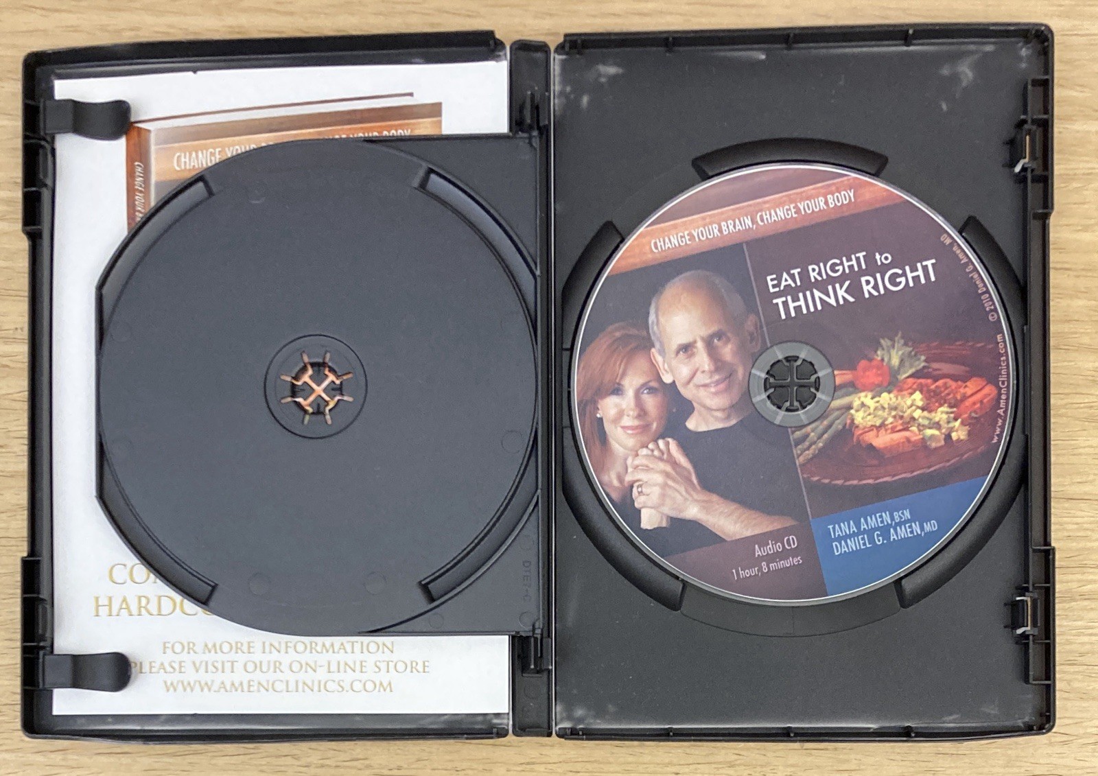 Change Your Brain, Change Your Body Cookbook CD 2 Disc Set Tana Daniel Amen