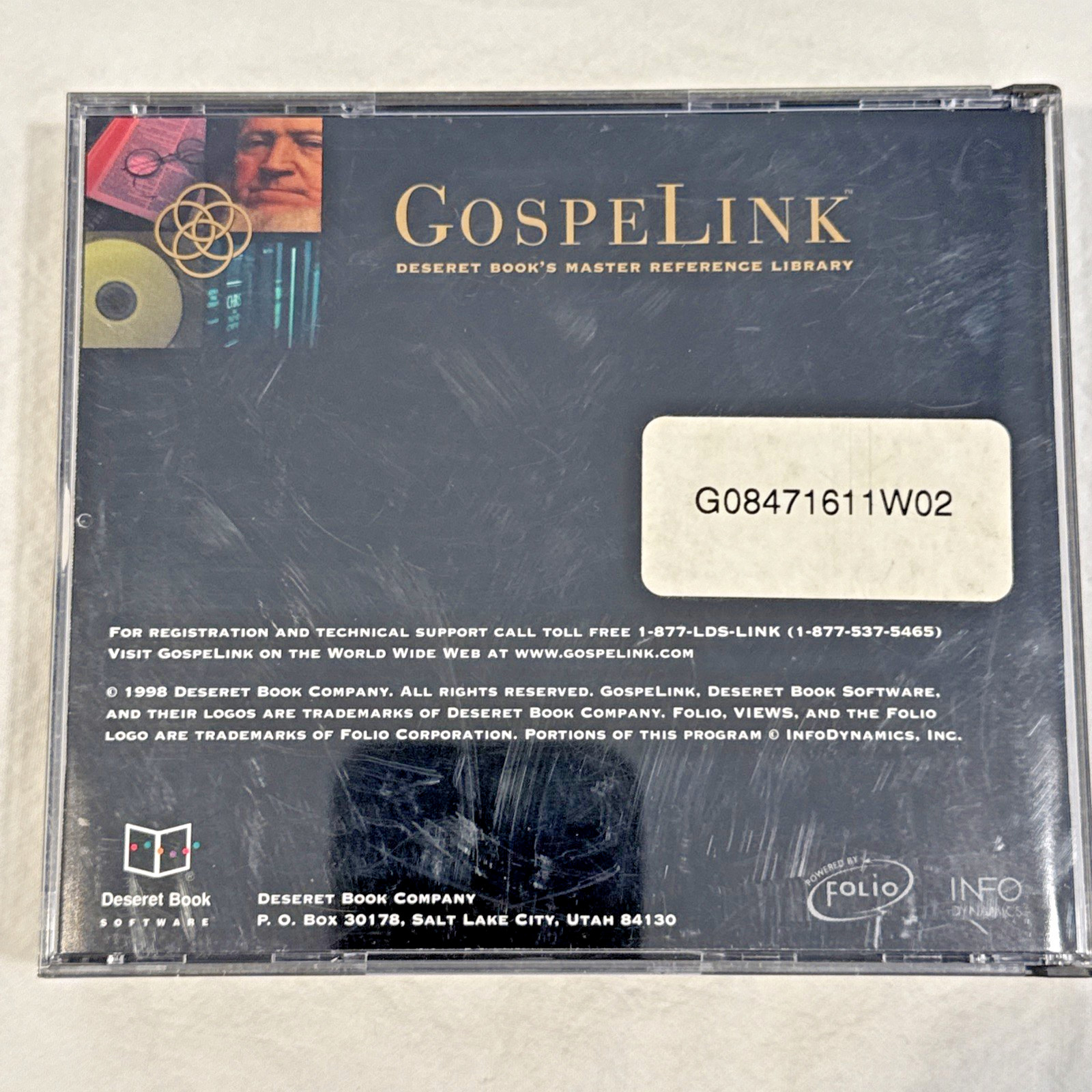 GOSPELINK Desert Book’s Master Reference Library CD-ROM LDS Mormon 3 CD Set 1998