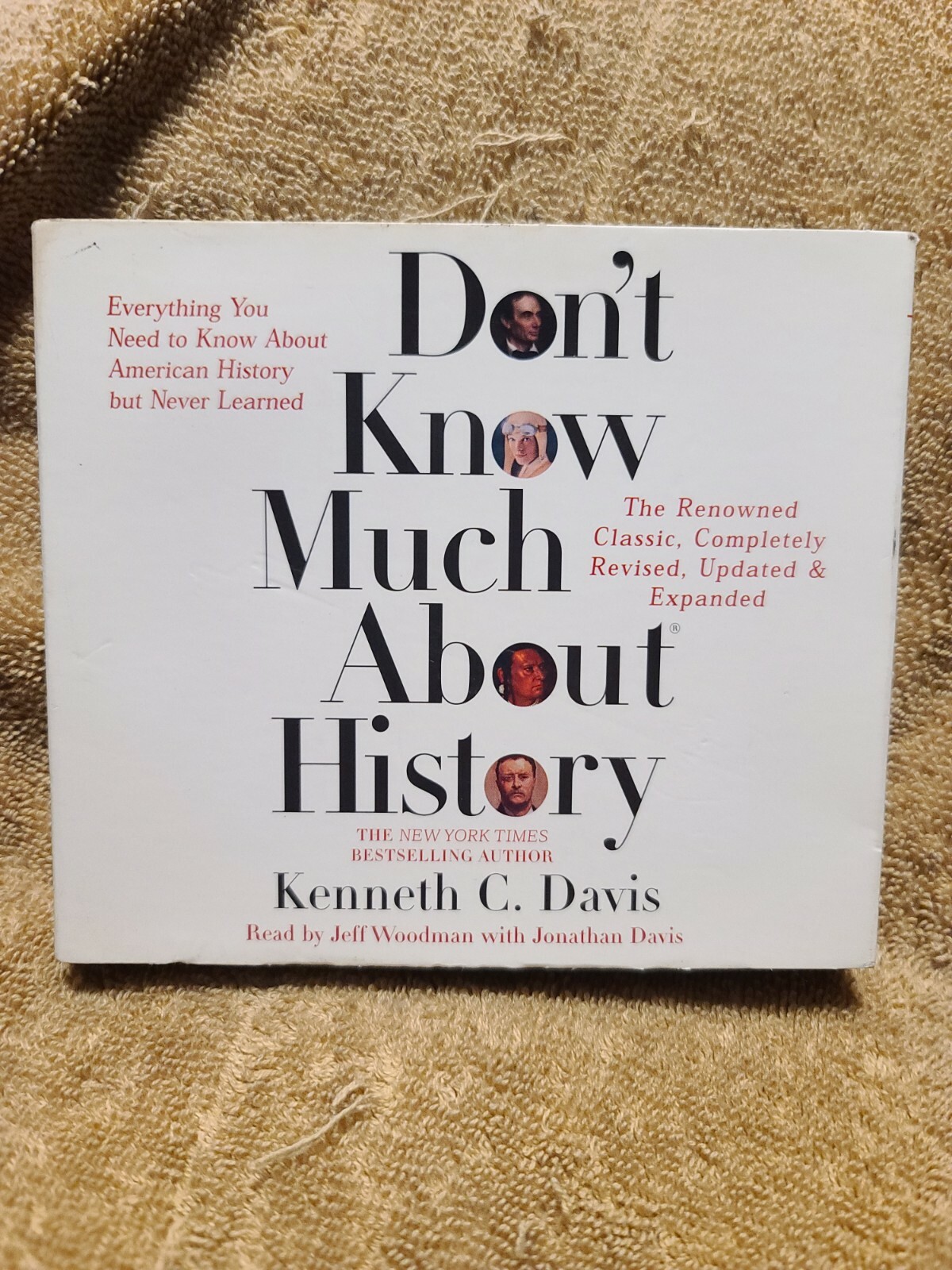 Shelf62K Audiobook~don’t know much about history-kenneth c. Davis- 3 compact dis