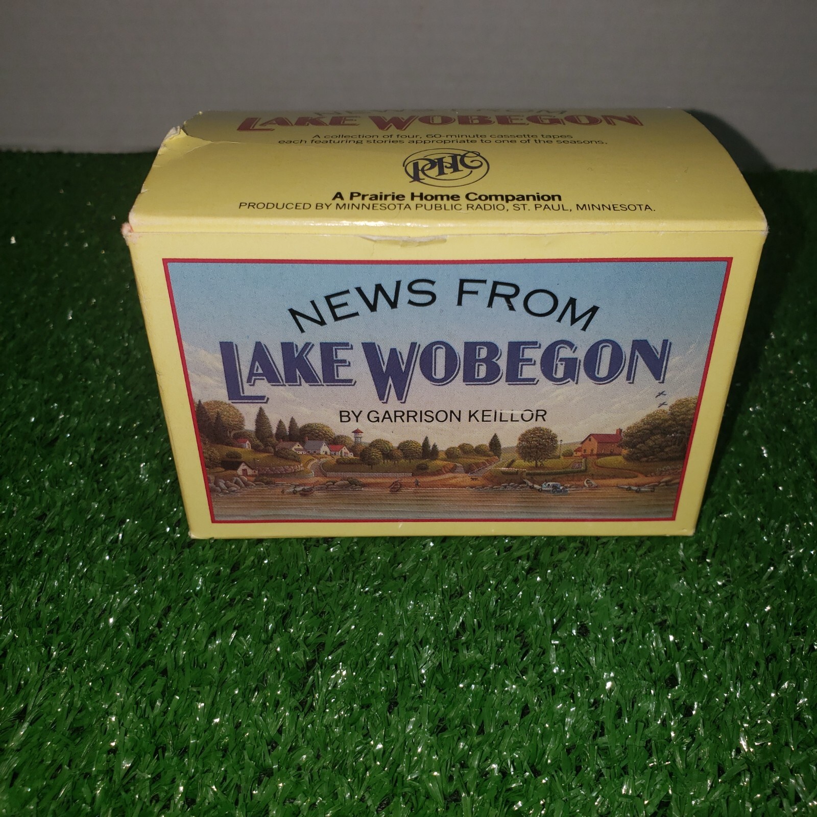 Vintage 1983 News From Lake Wobegon by Garrison Keillor 4 Cassette Tape Box Set