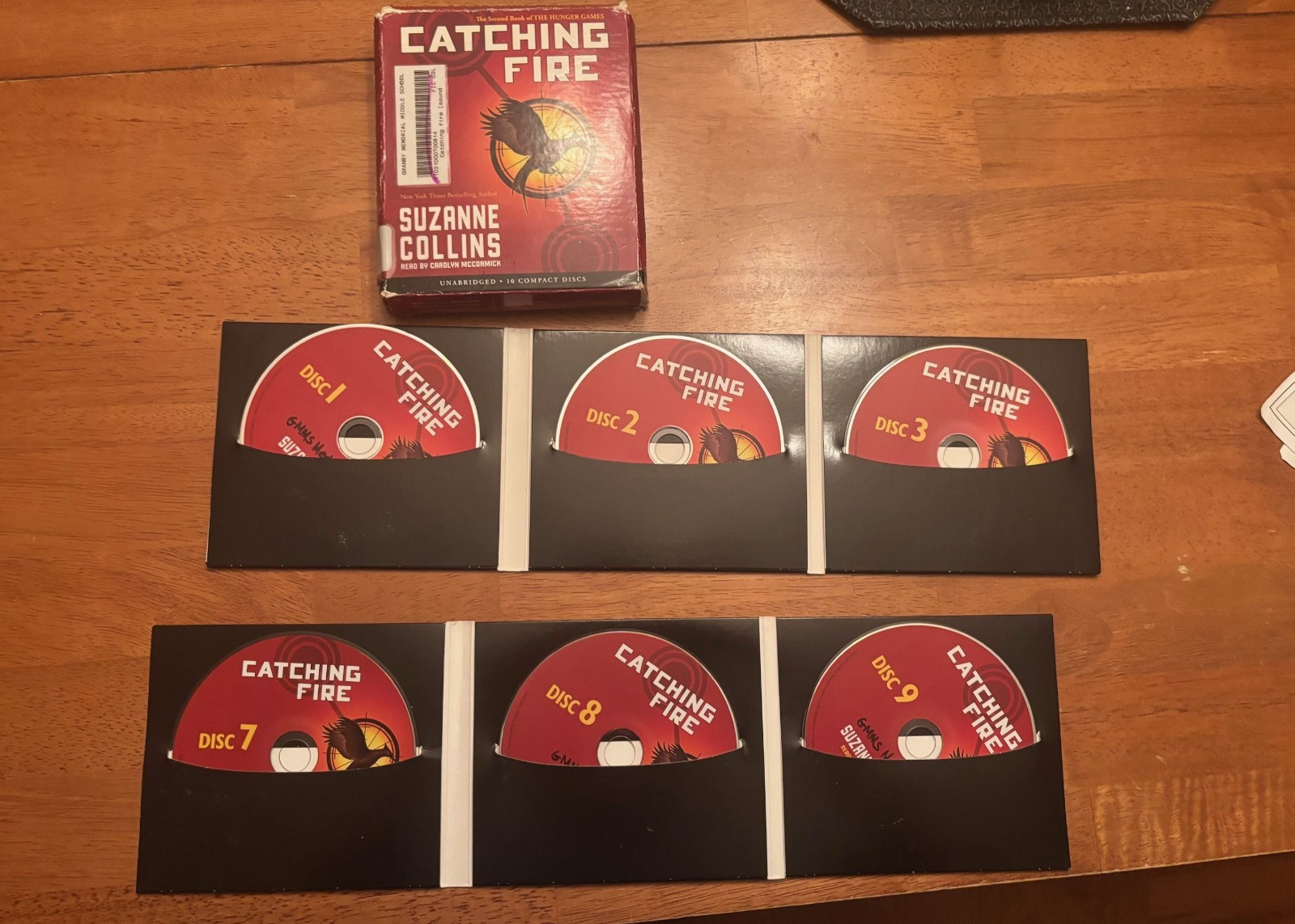HUNGER GAMES Series — 2 Titles — The Hunger Games, Catching Fire — Audiobook CD