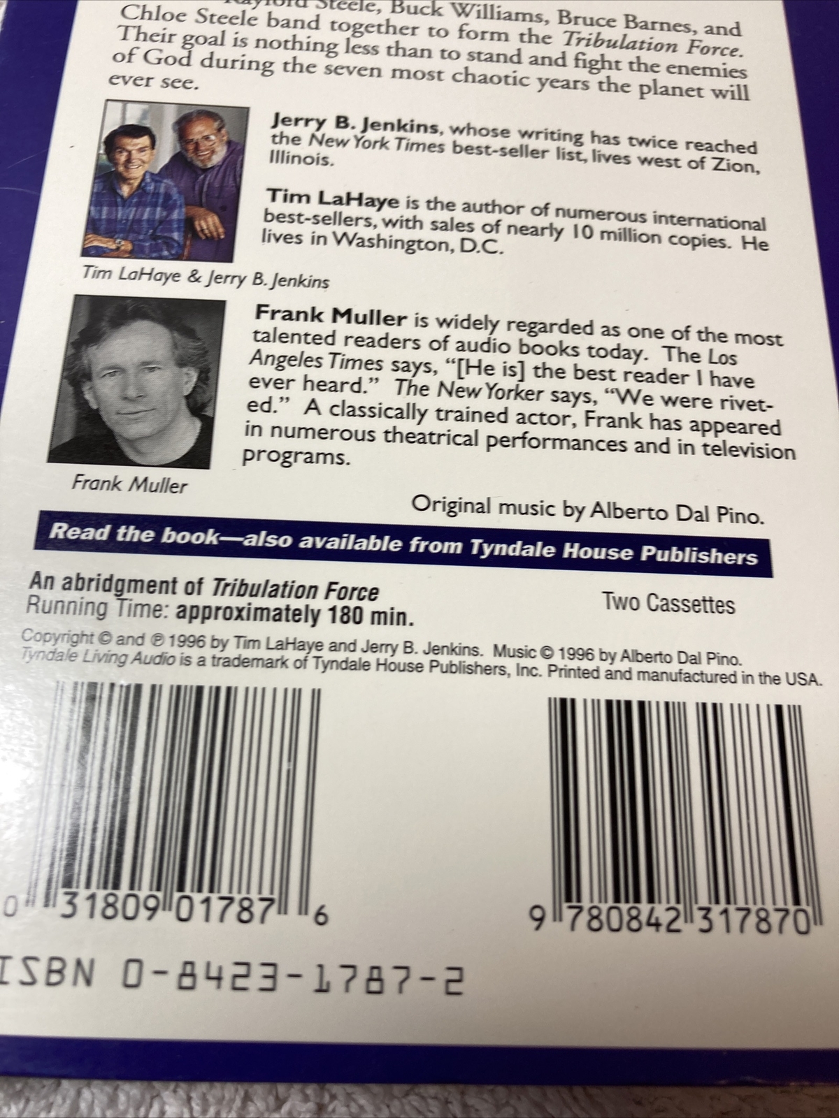 Left Behind: Tribulation Force : The Continuing Drama of Those Left Behind 2…