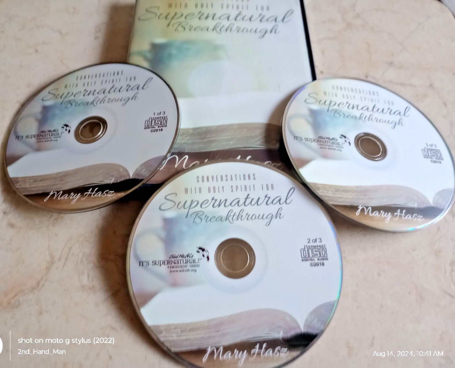 2018 SUPERNATURAL BREAKTHROUGH MARY HASZ 3 DISC CD AUDIOBOOK SET