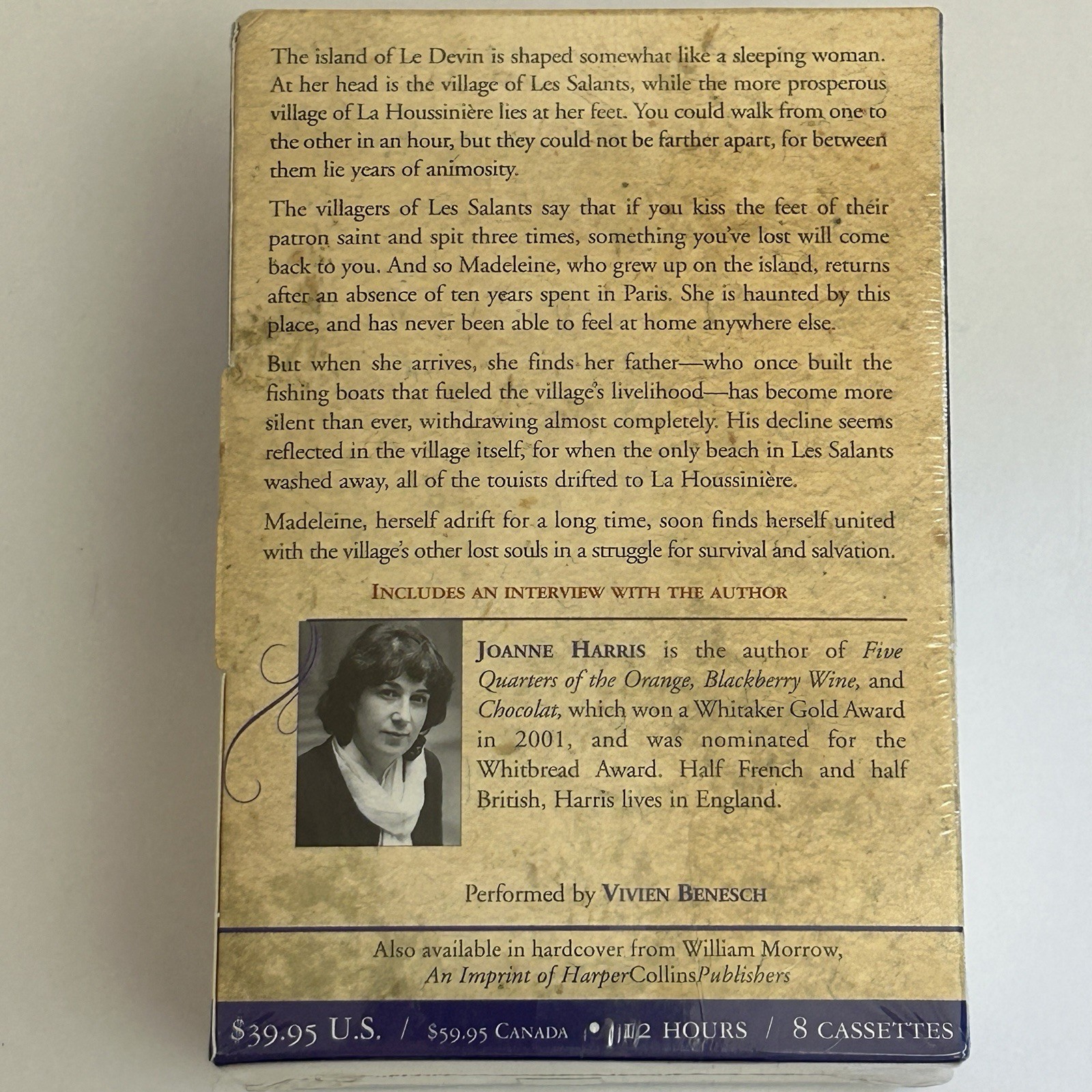 Coastliners Joanne Harris Audiobook 8 Cassettes Unabridged 12 Hrs Sealed New