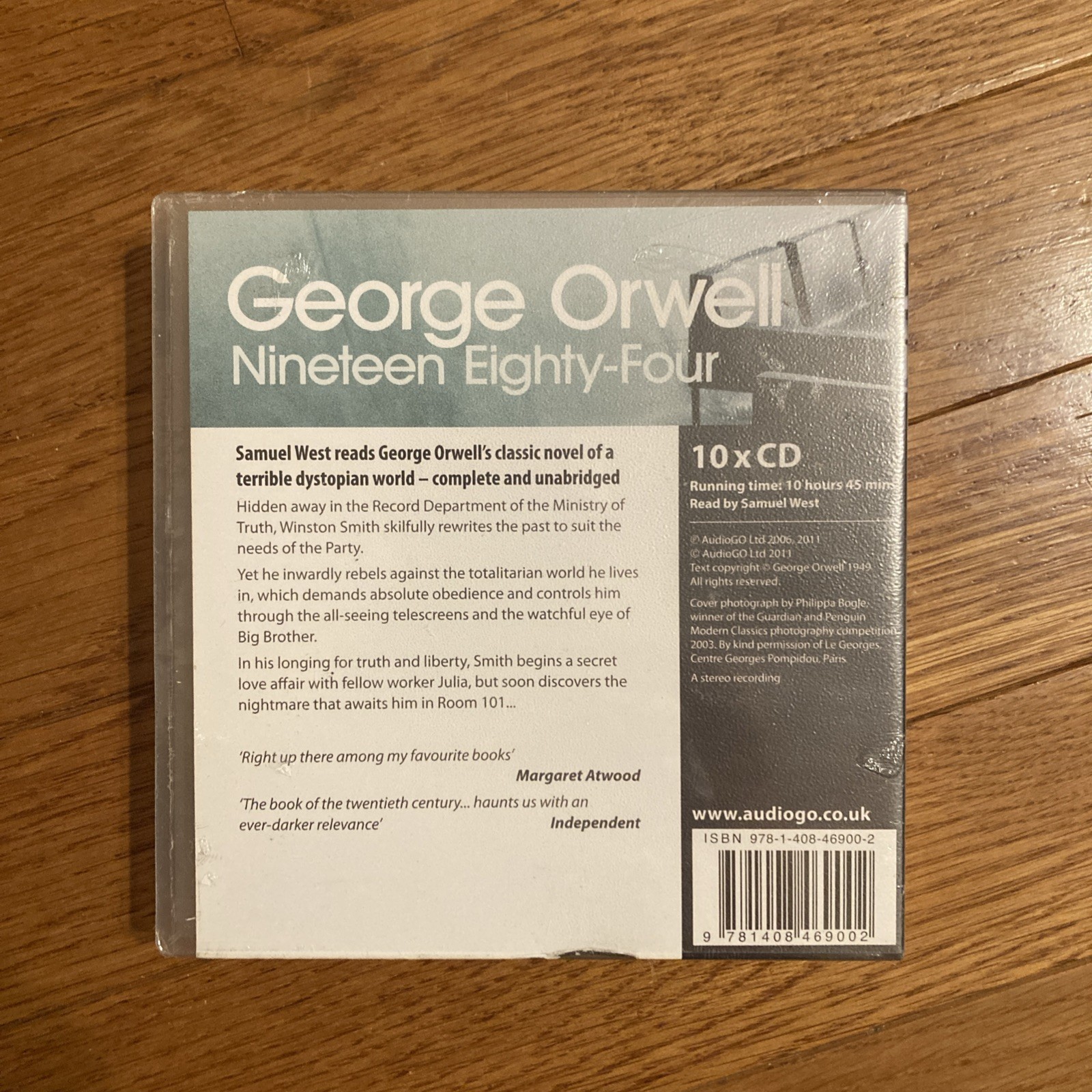 1984 by George Orwell — Read by Samuel West ( CD, 10 CD, Complete & Unabridged)