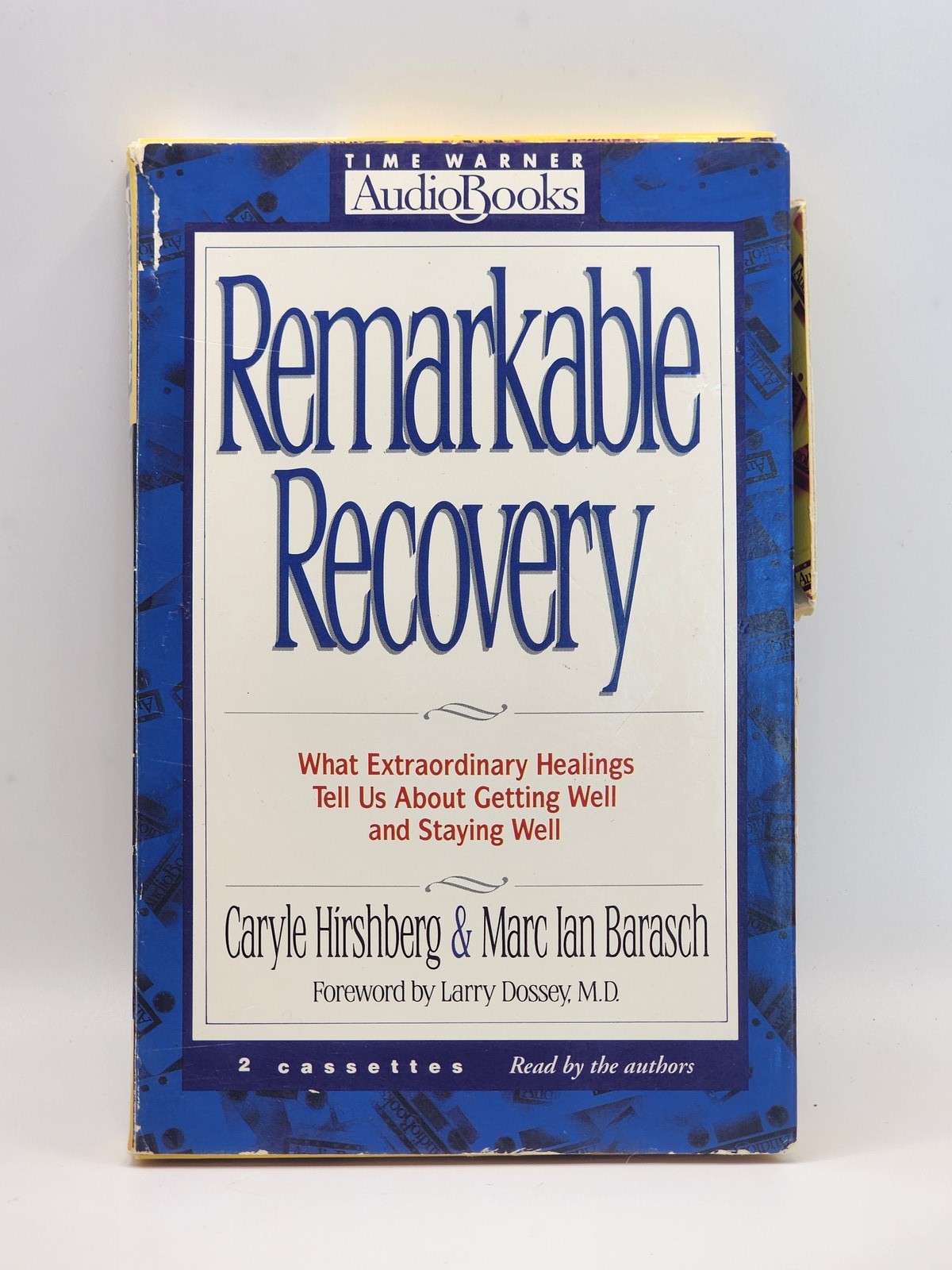 Remarkable Recovery Audiobook Cassette Time Warner Hirshberg Barasch 1995