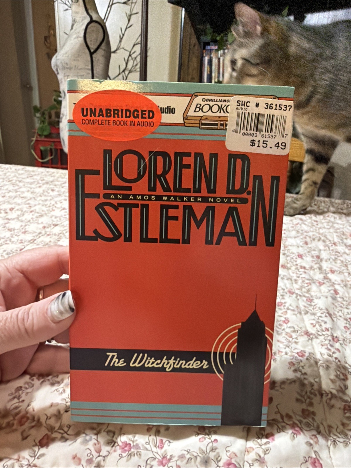 The Witchfinder Loren D. Estleman Unabridged Audio Cassette 7 hrs Listening