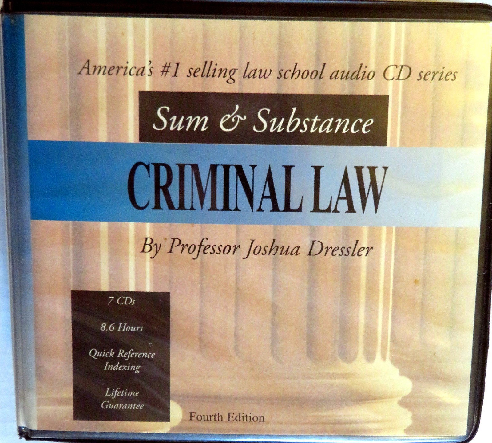 SUM & SUBSTACE CD SERIES — CRIMINAL LAW — Joshua Dressler — Fourth Edition