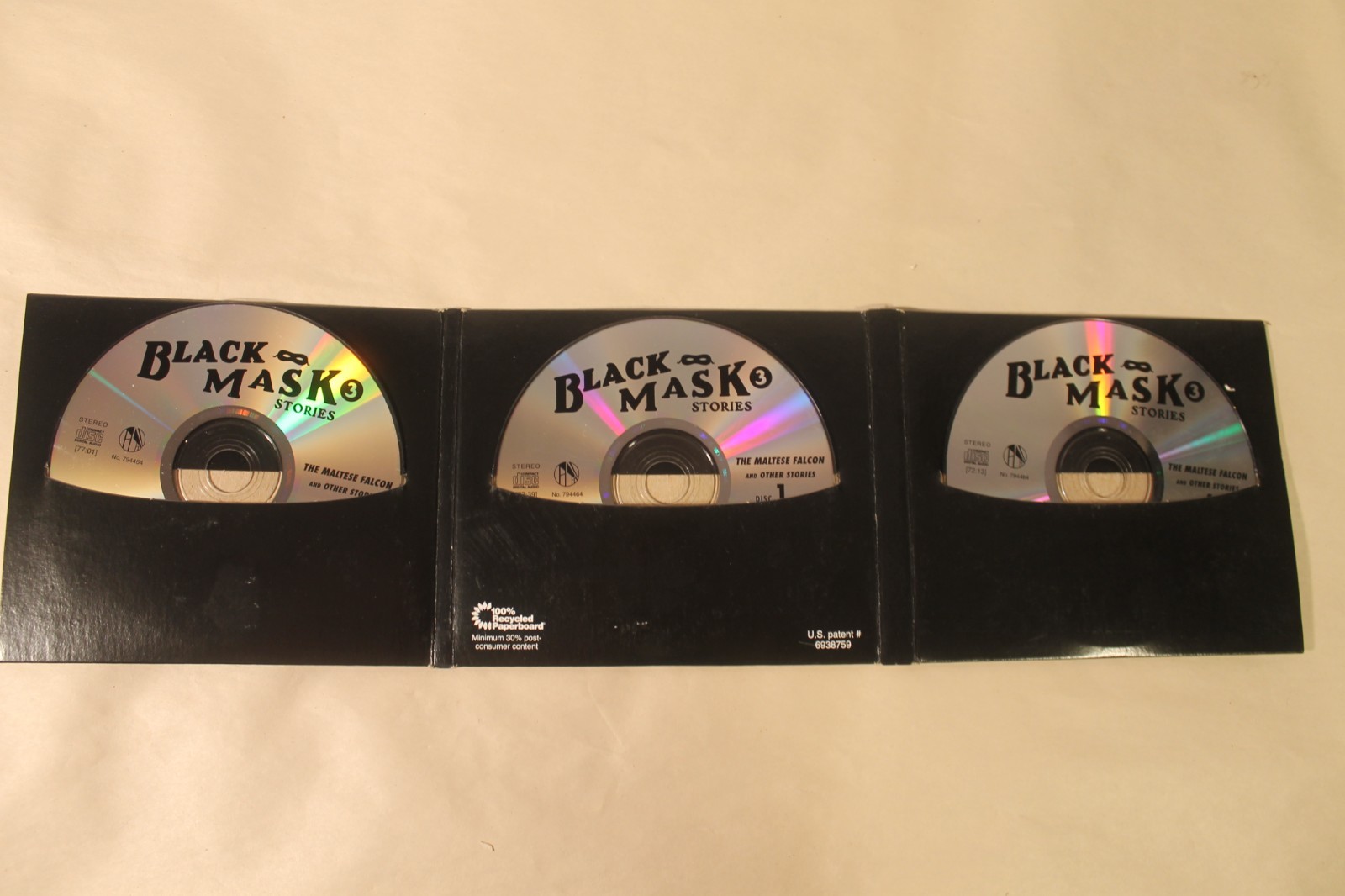 Black Mask Audio Magazine Stories 3 The Maltese Falcon (CD Audio, Good) Tested